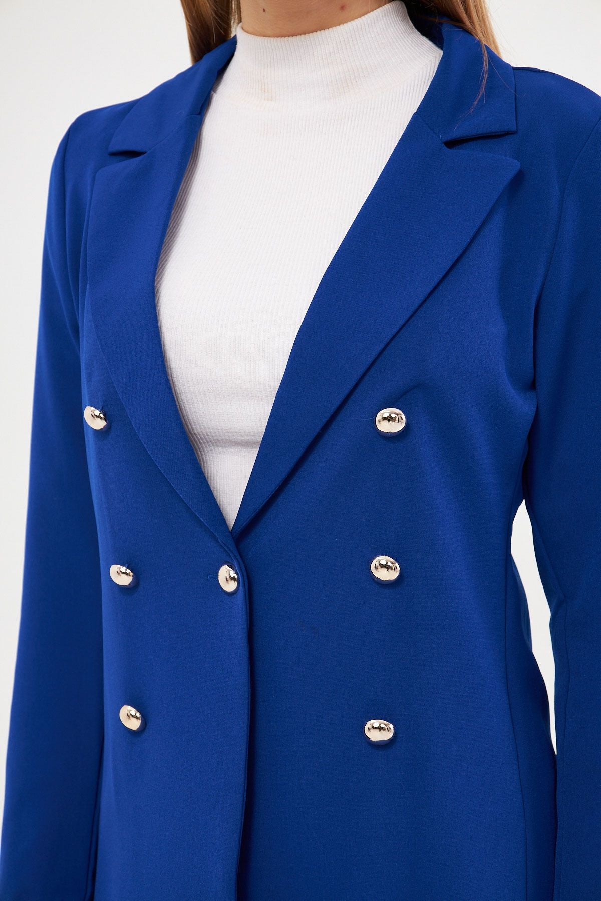 Female Saks Buttoned Jacket ARM-20K001151