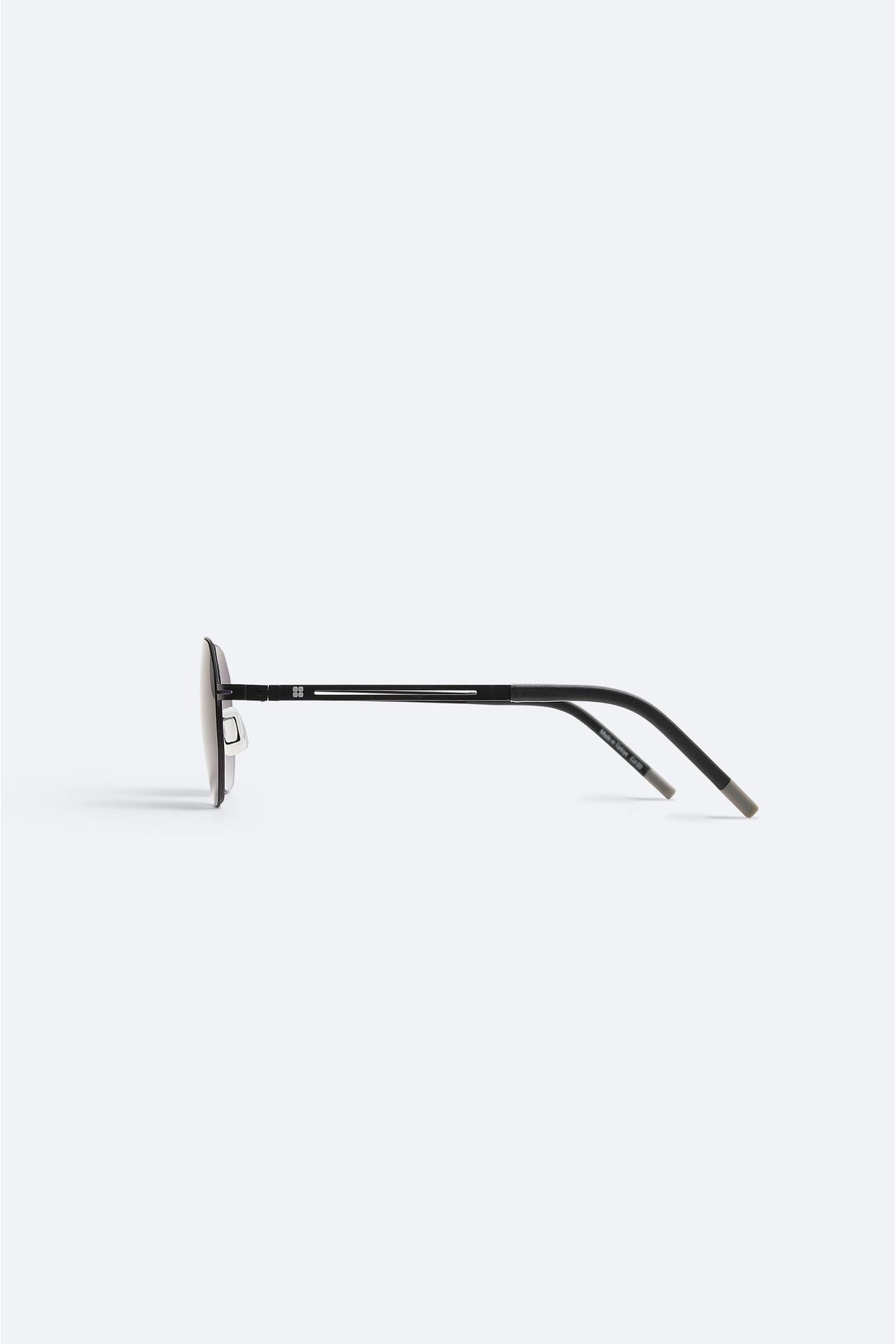 Men's Black Square Hand Made Sunglasses A41y8810
