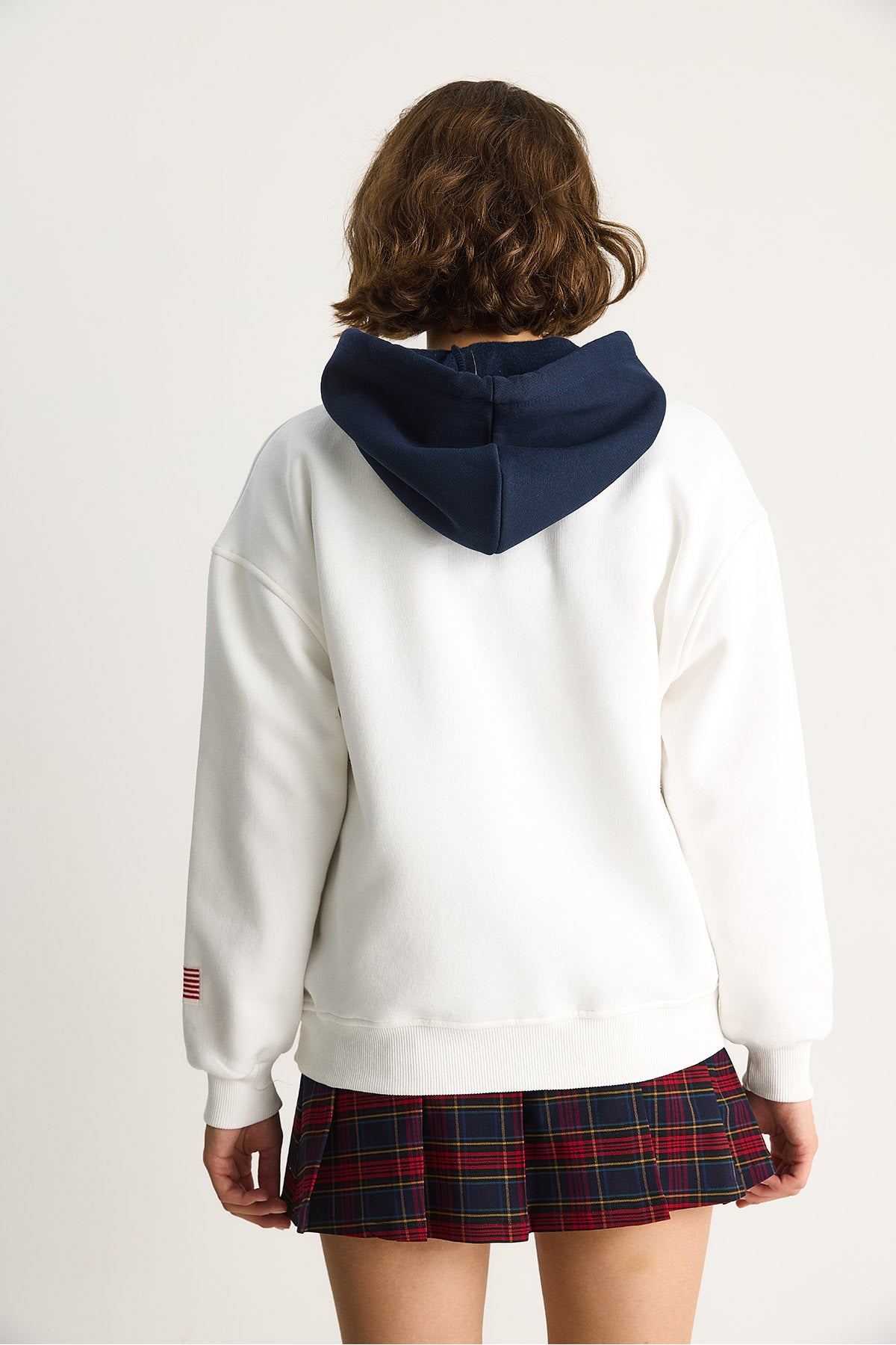 Women's USA Embroidered Rose Gold Hooded Casual Sweatshirt 10010 60283527