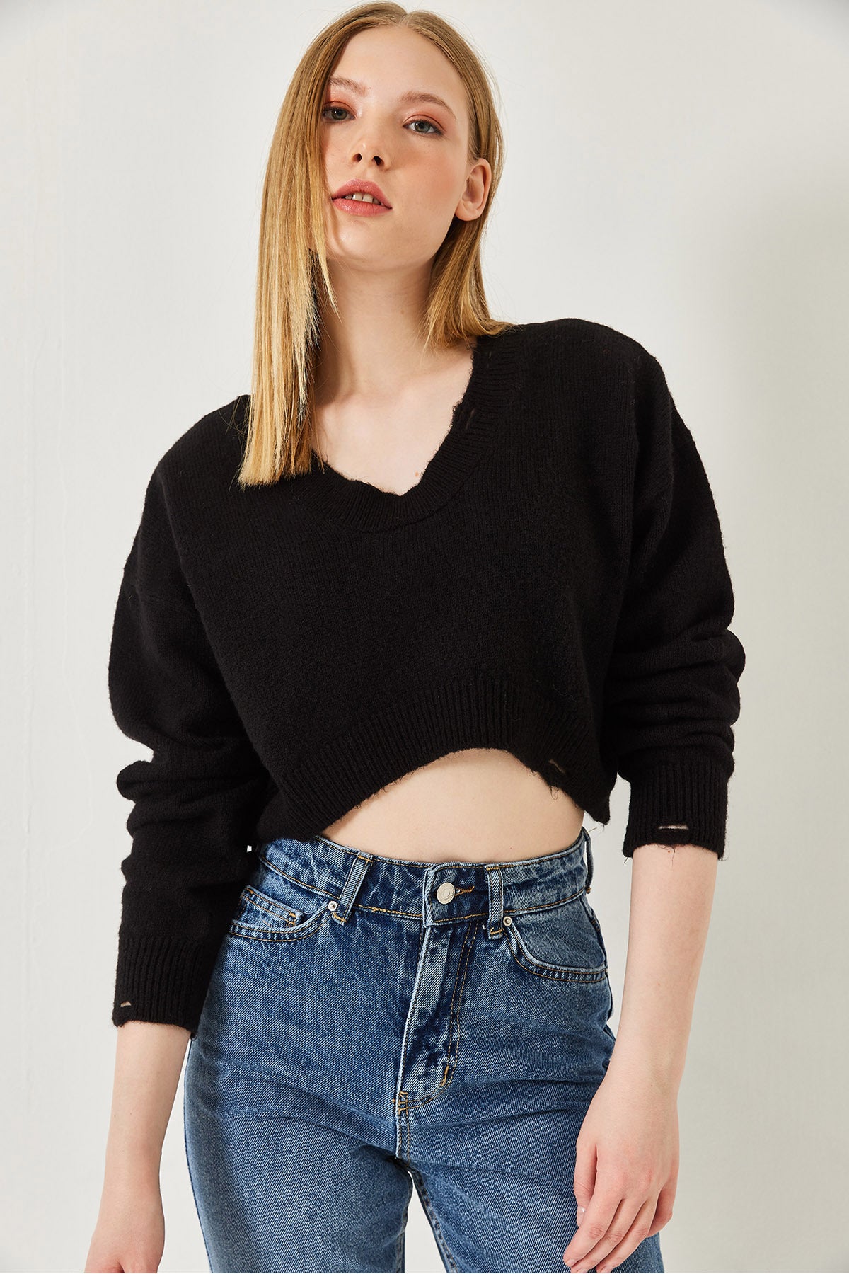 Women's Crop Knitwear Sweater 20246925