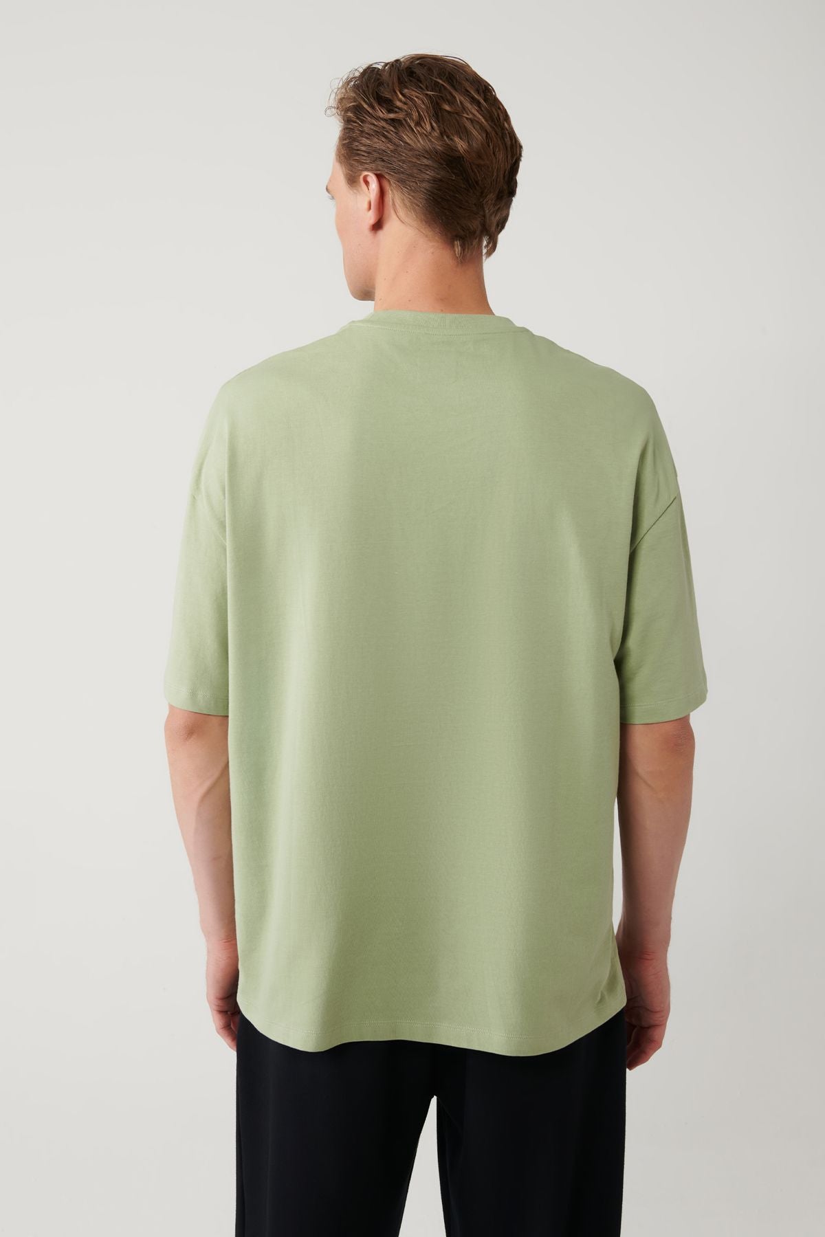 Men's Water 100 %Cotton Green Bicycle Bike Printed T-Shirt A41y1157