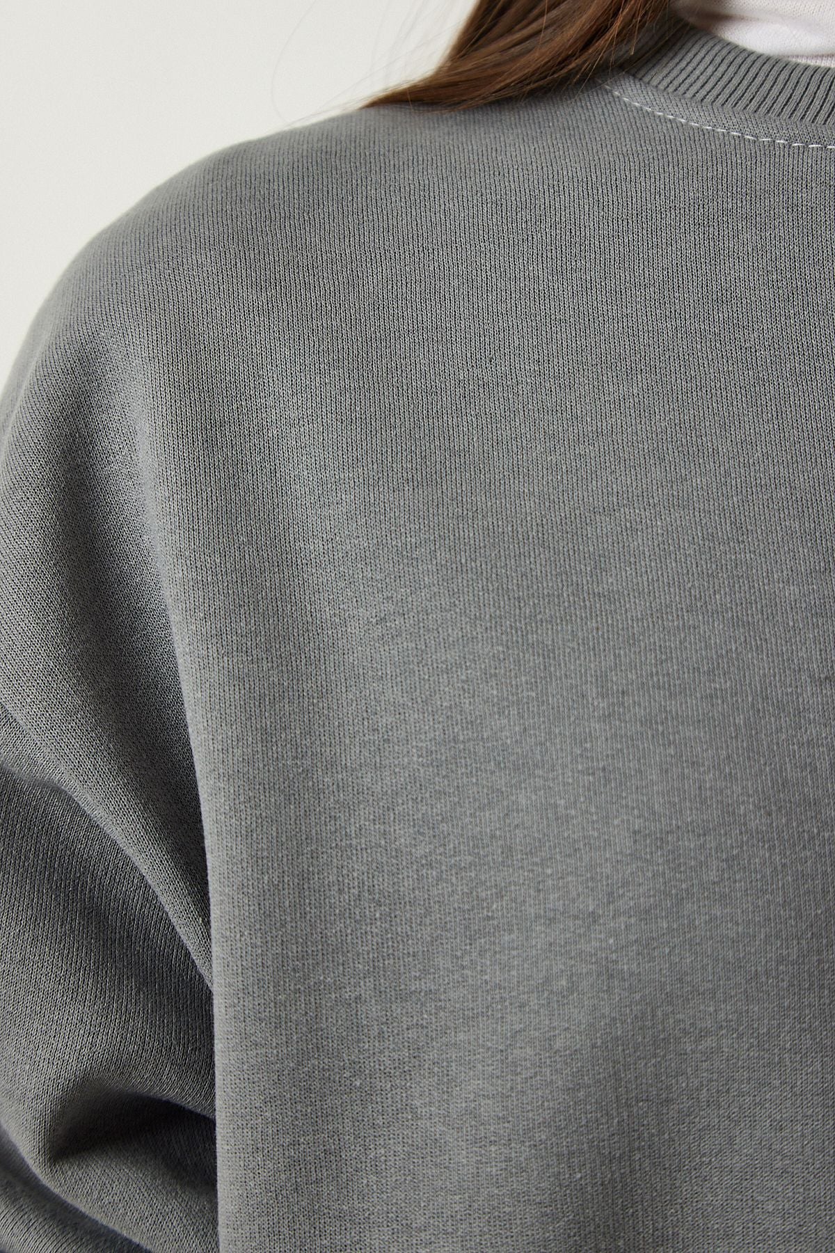 WOMEN'S GRAY BASIC SWEATSHIRT OW00001