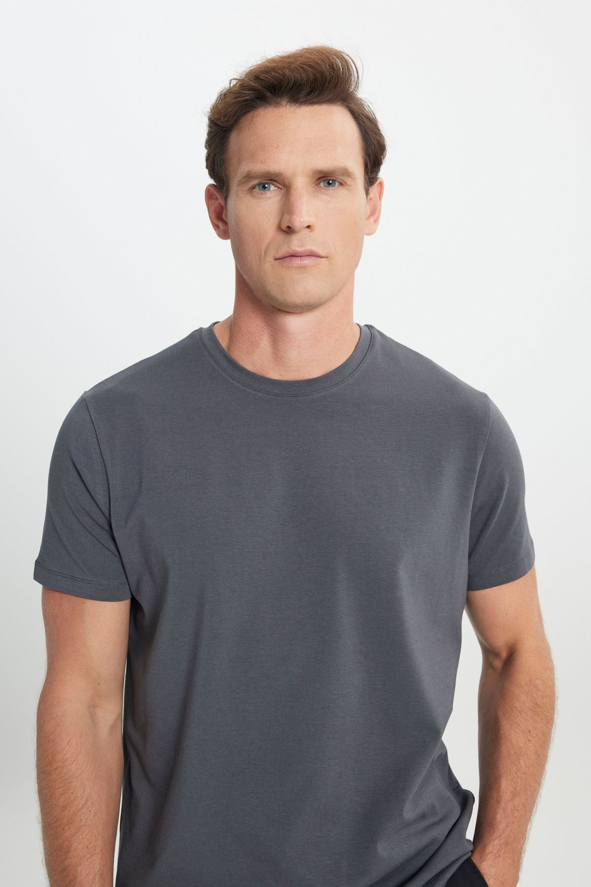 Standard Fit Normal Cut Bike Cotton Cotton T -shirt