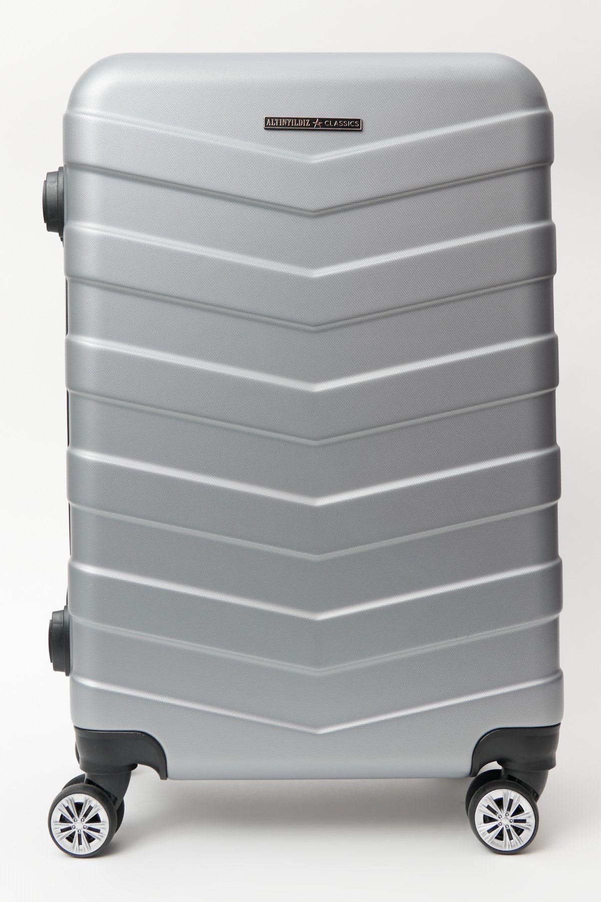 Silver Gray Grade Large Size Suitcase