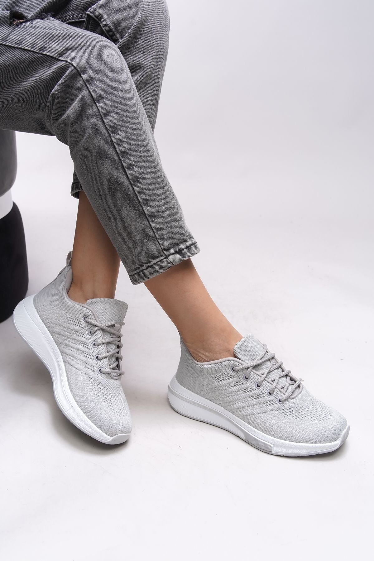 Qhasalzu Unisex Sneaker 0012118 Gri
