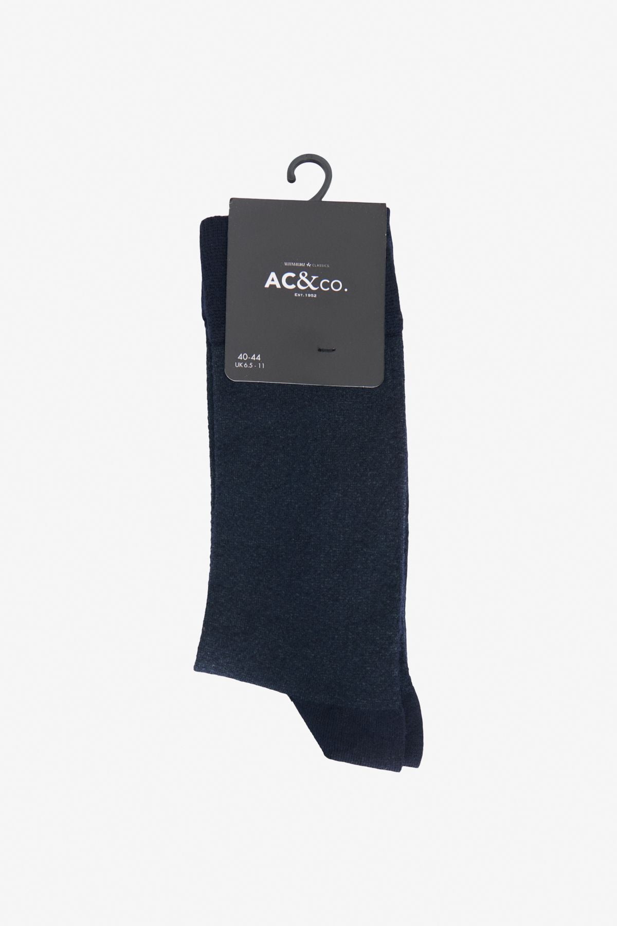 Bamboo Socks with Men's Navy Patterned Patterned