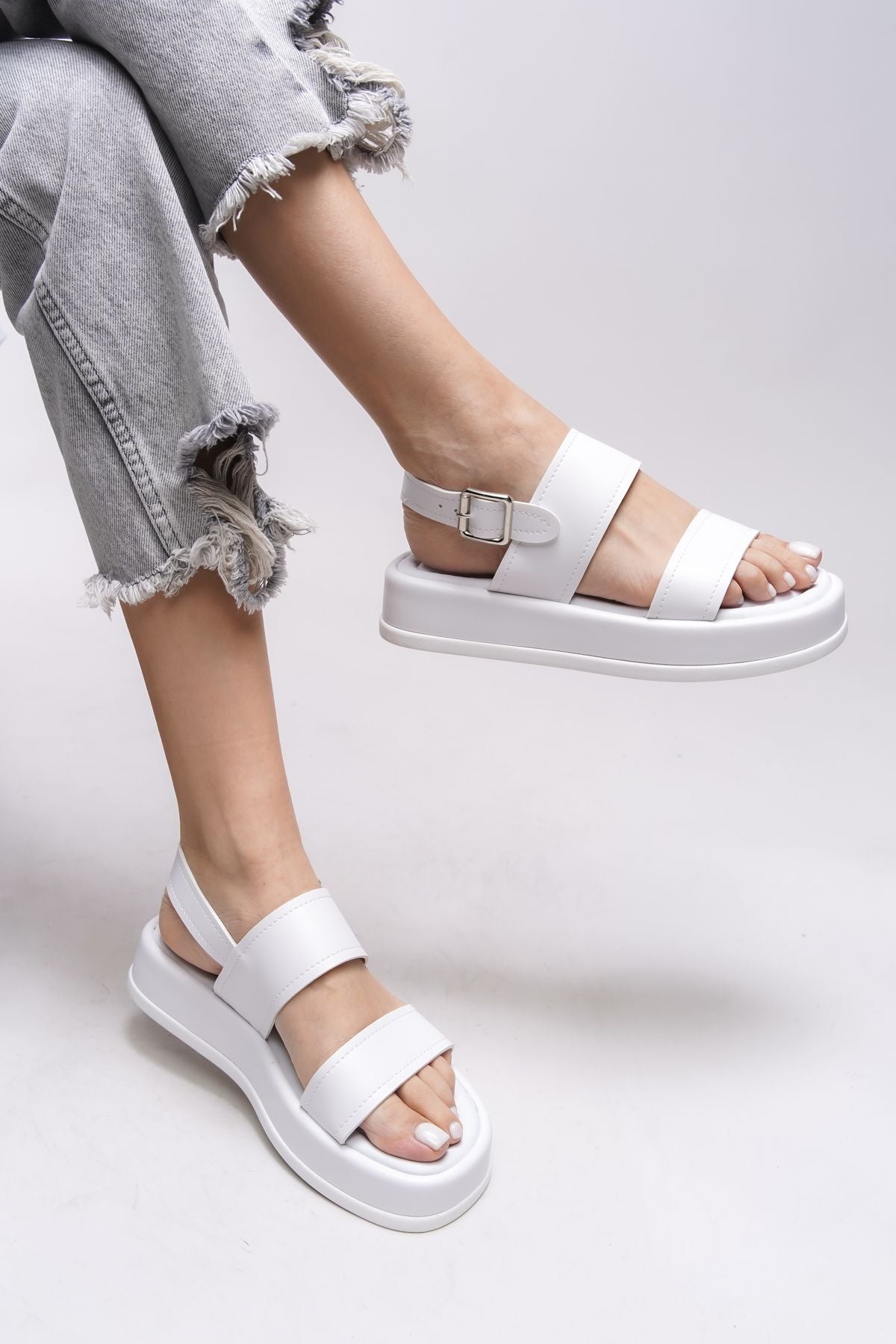 Nanletha Woman Sandals 0012794 White Skin