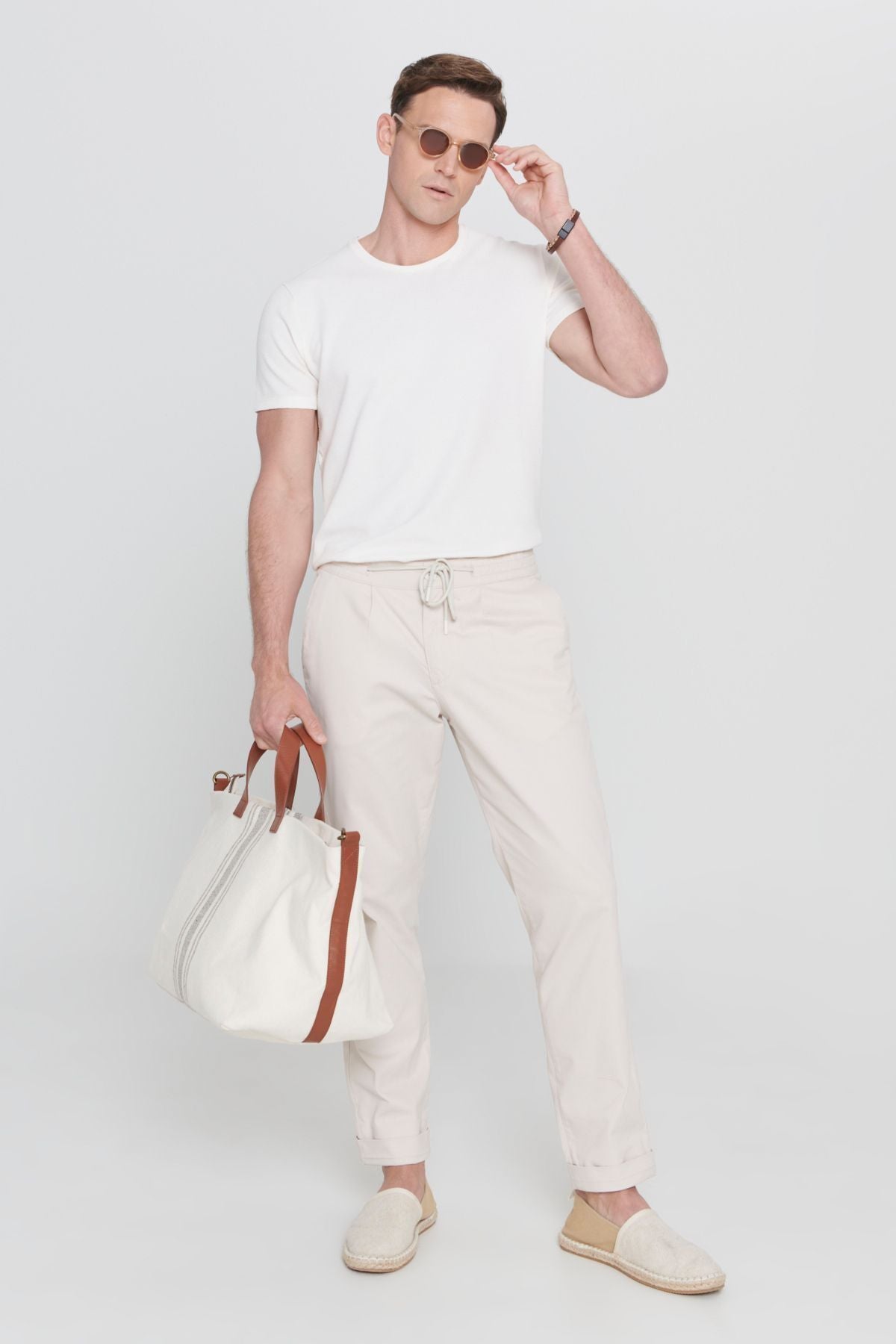 Men's Stone Comfort Fit Casual Cutting Side Pocket Pants
