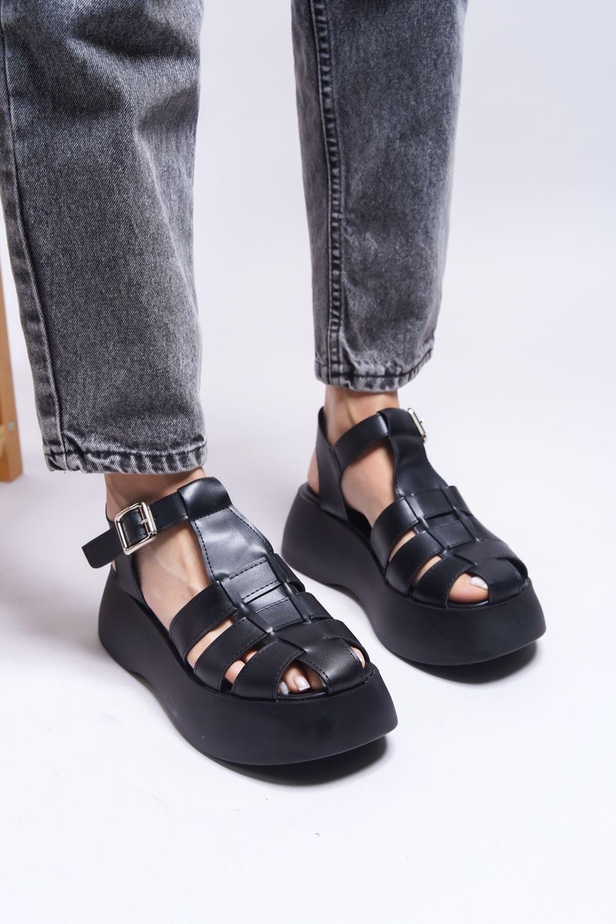 Felsalin Woman Sandals 0012800 Black Skin