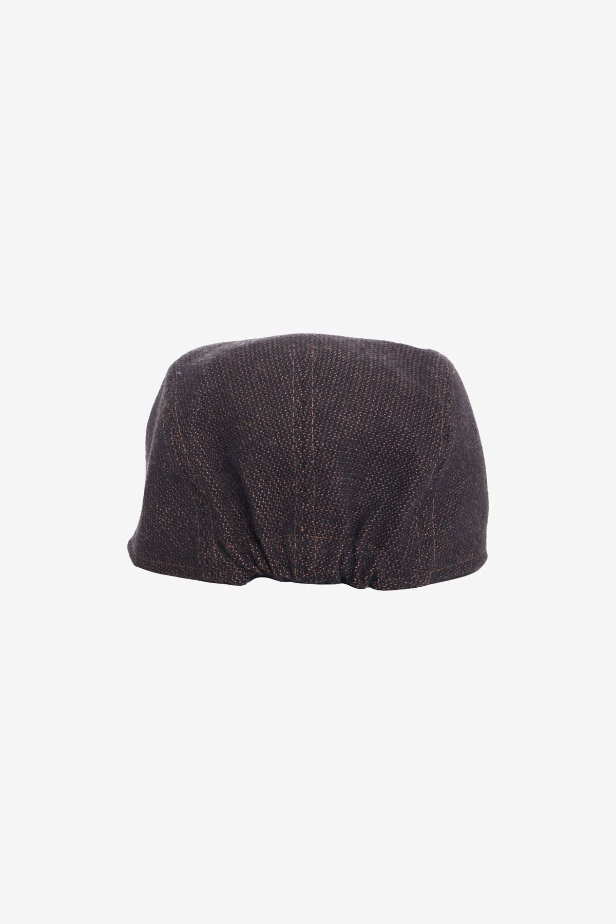 Male brown cotton helmet hat