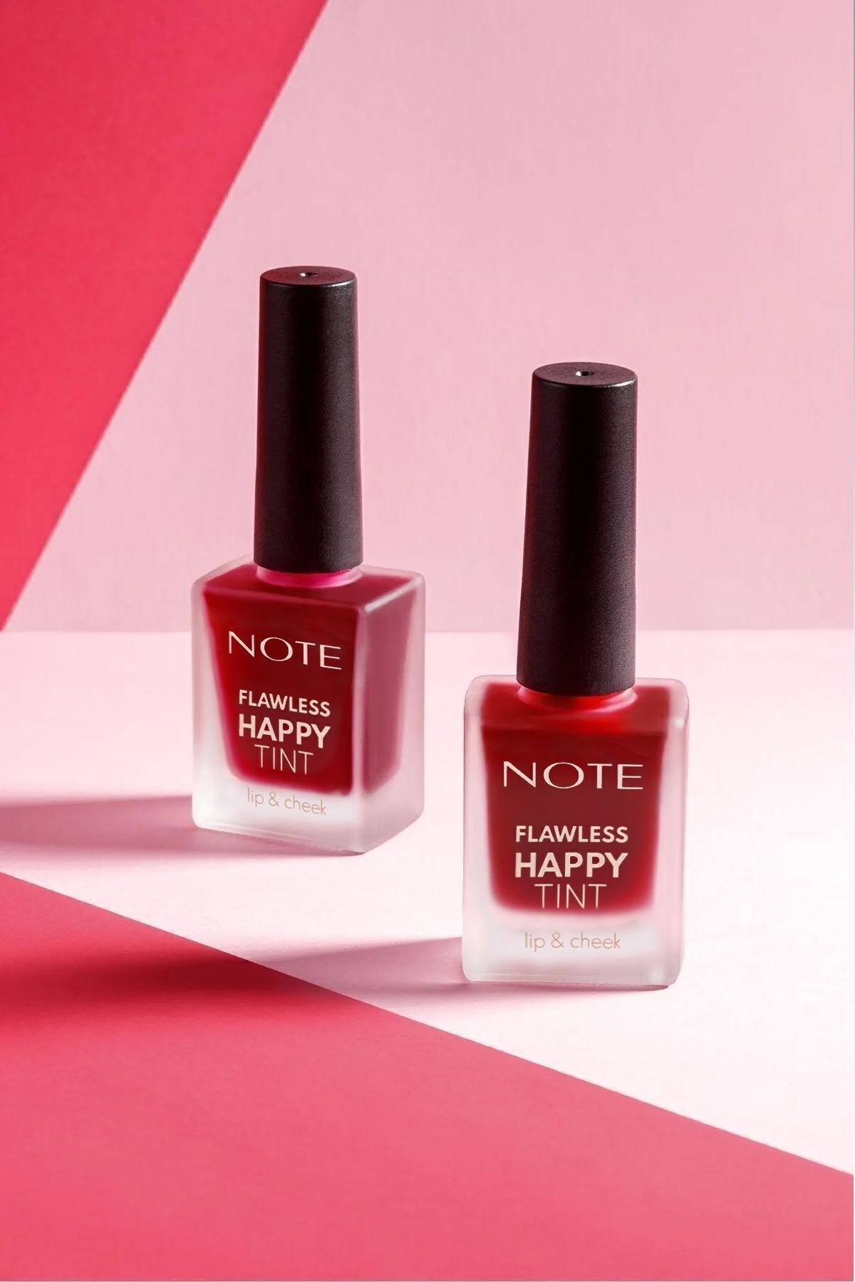 Flawless Happy Tint Lip & Cheek Lip and Cheek Color Liquid Blush - 02 Wild Cherry - Purple