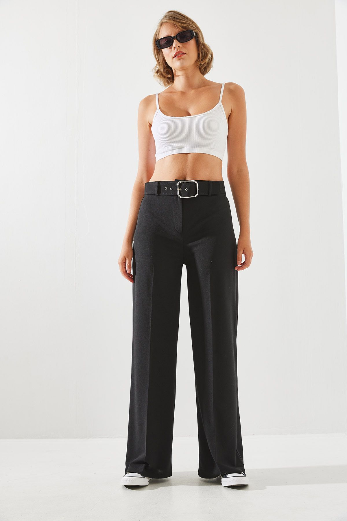 Plenty of Paça Trousers with Woman Belt