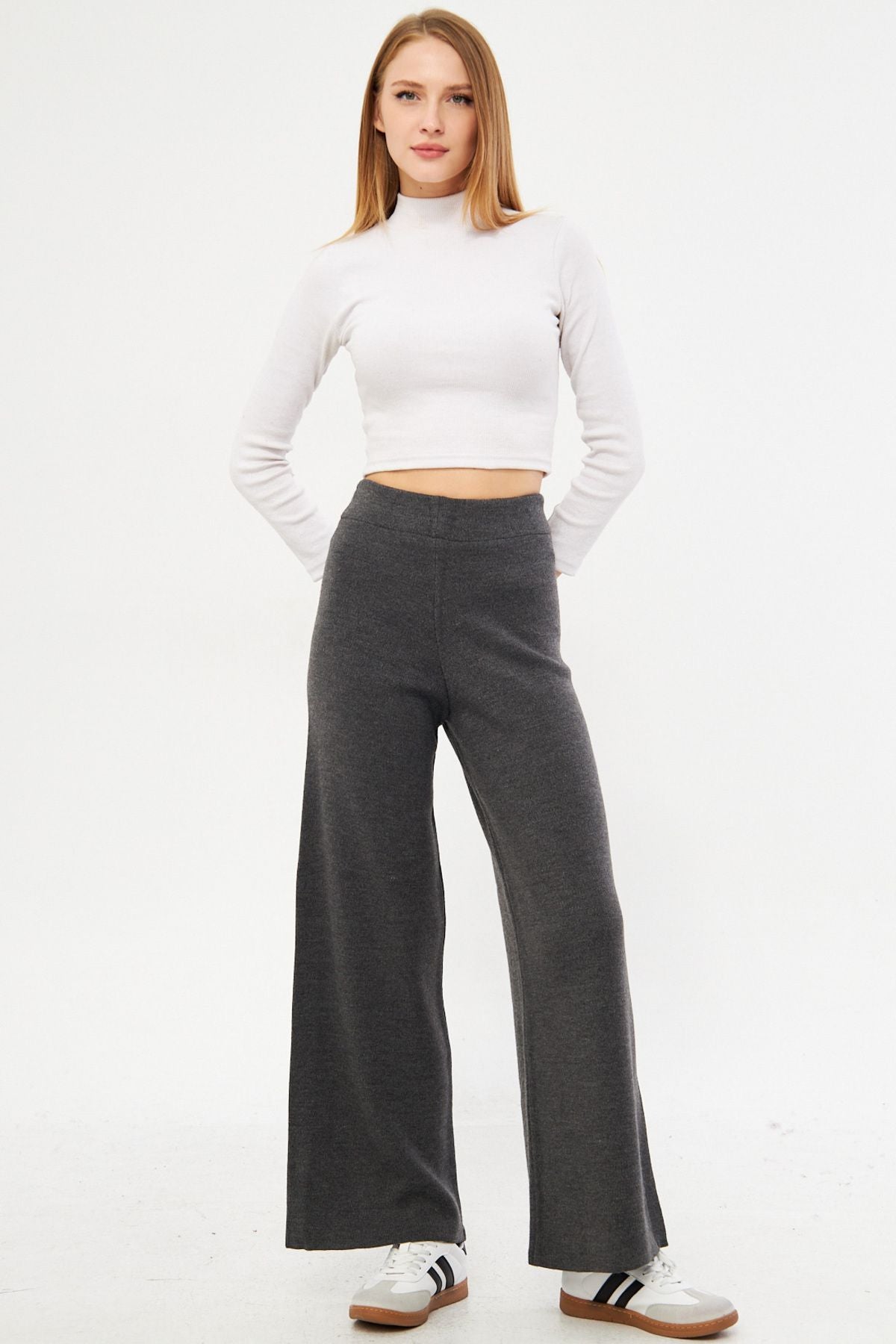 WOMEN'S ARRASİT WAST-TIOLLO PALAZZO pants Arm-25k069003