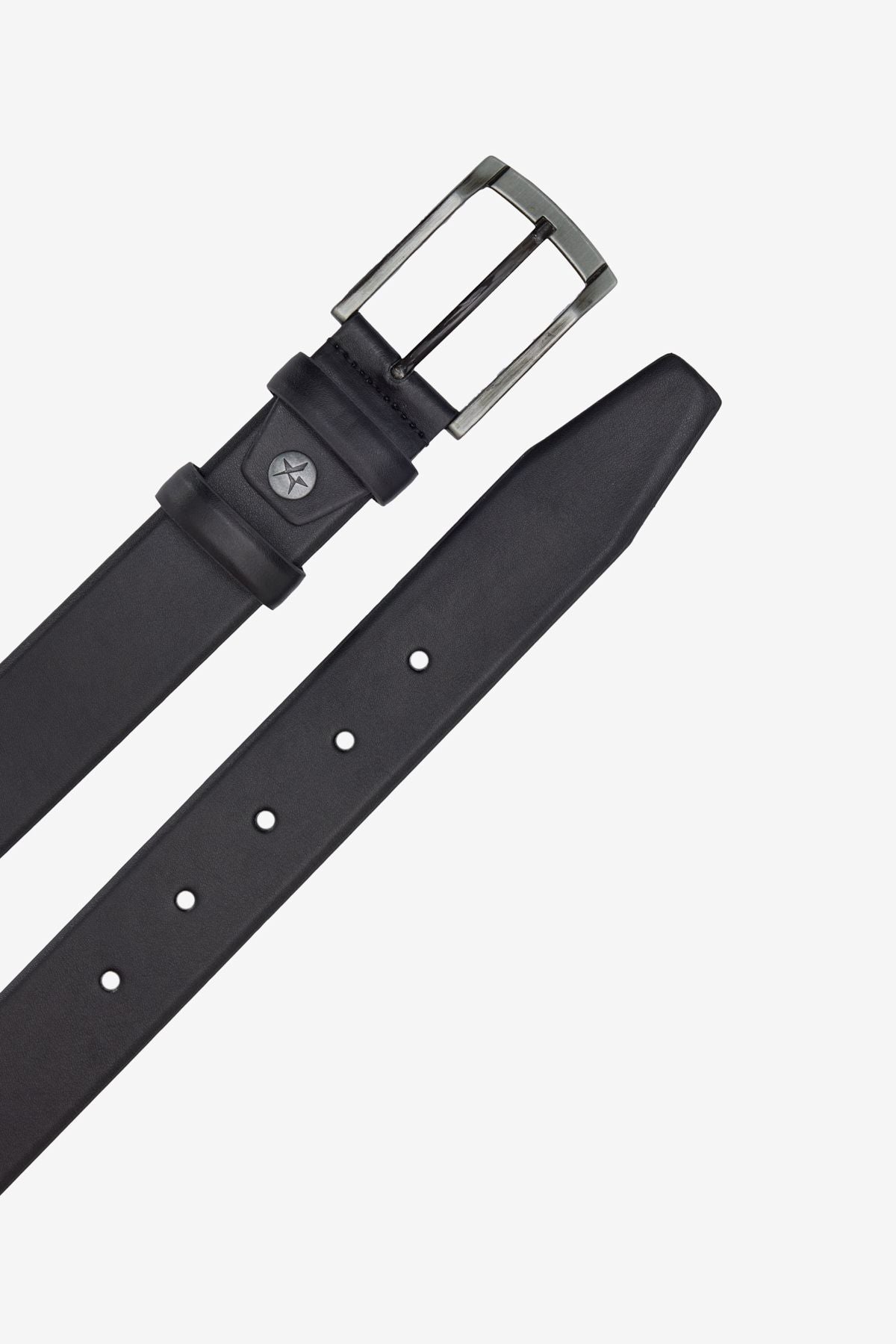 Men's black classic belt