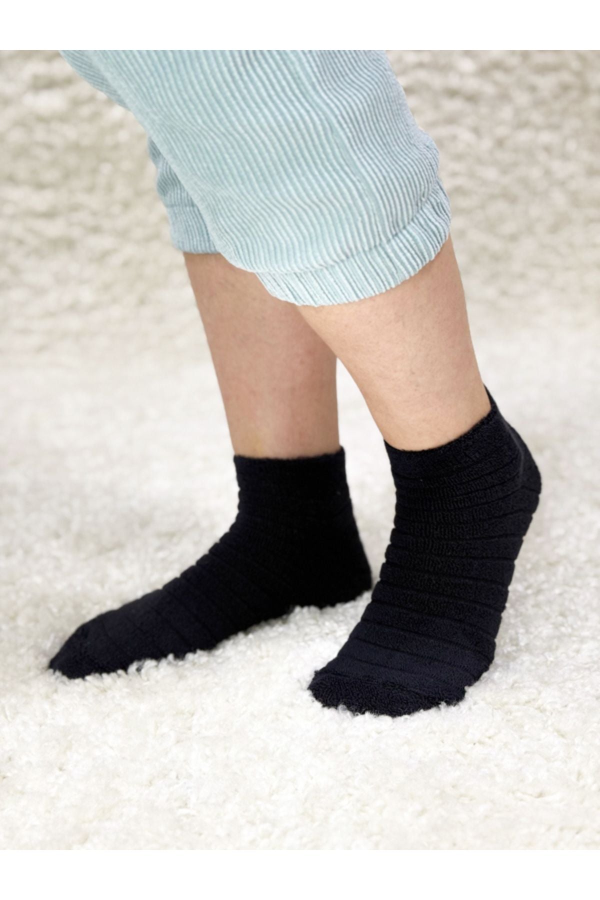 Woman Reverse Towel Thick Booties Socks ARM-24K132001