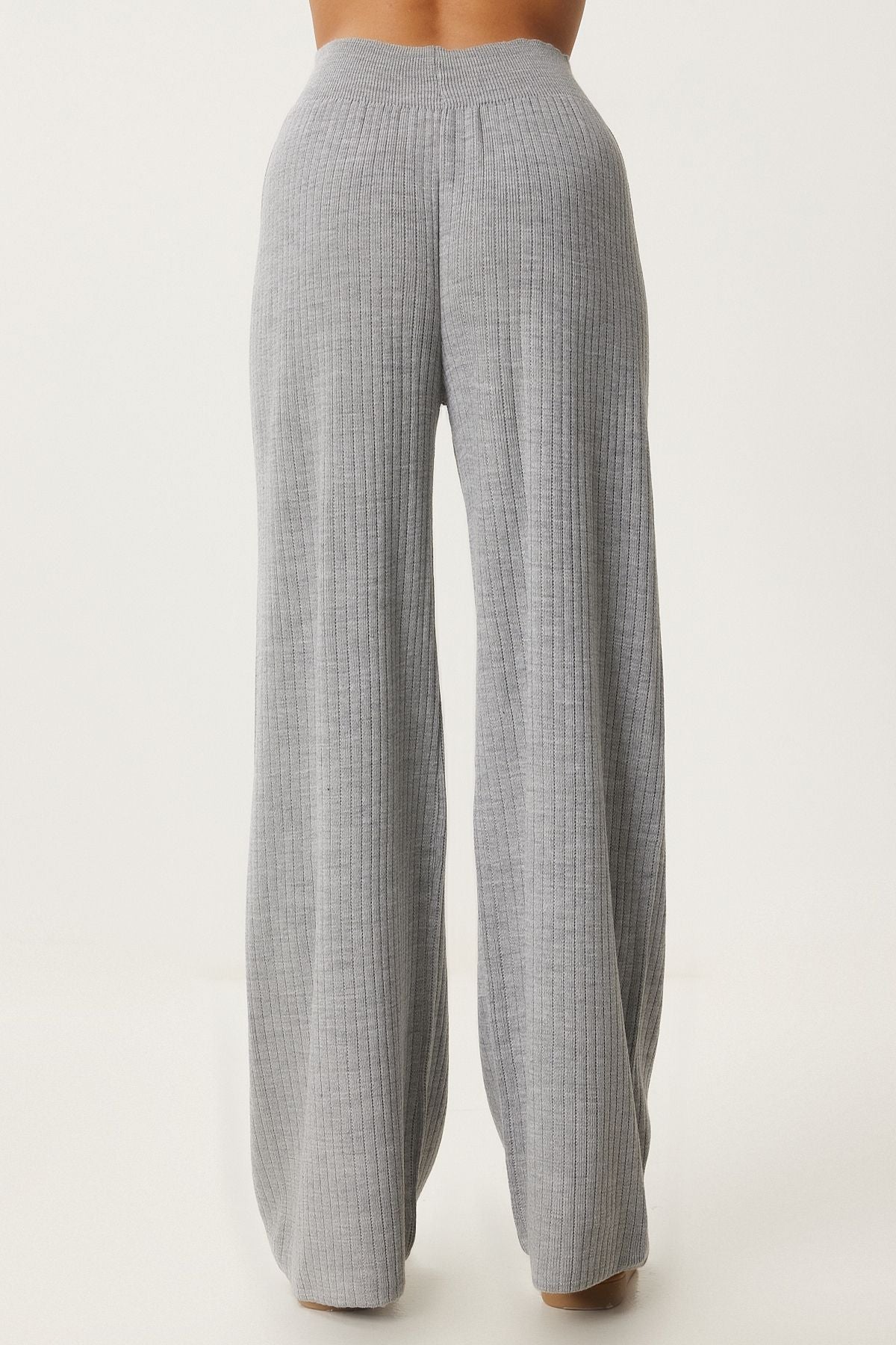 Woman Light Gray Vum Triko Pants Ki00096