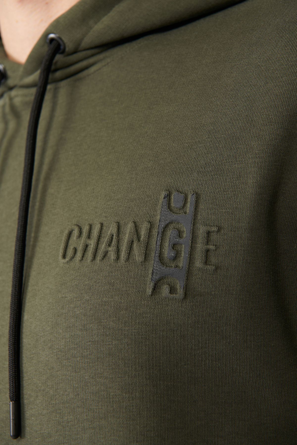 Male Khaki Kapüşon 3 -IP -Sweatshirt A32y1190
