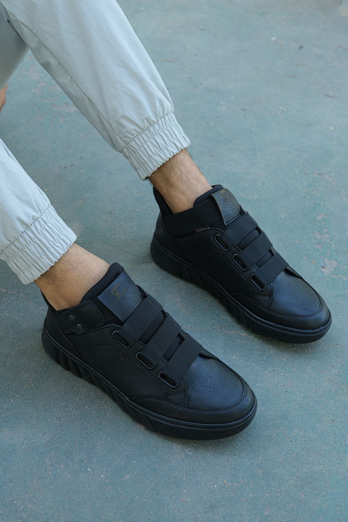 Siyah Siyah Unisex Sneaker Bot 0012383