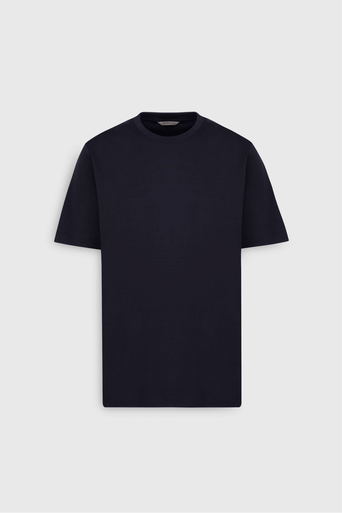 Men's Navy Blue 100 %Cotton Modern Fit Normal Cut Normal Cycling Bicycle T -shirt