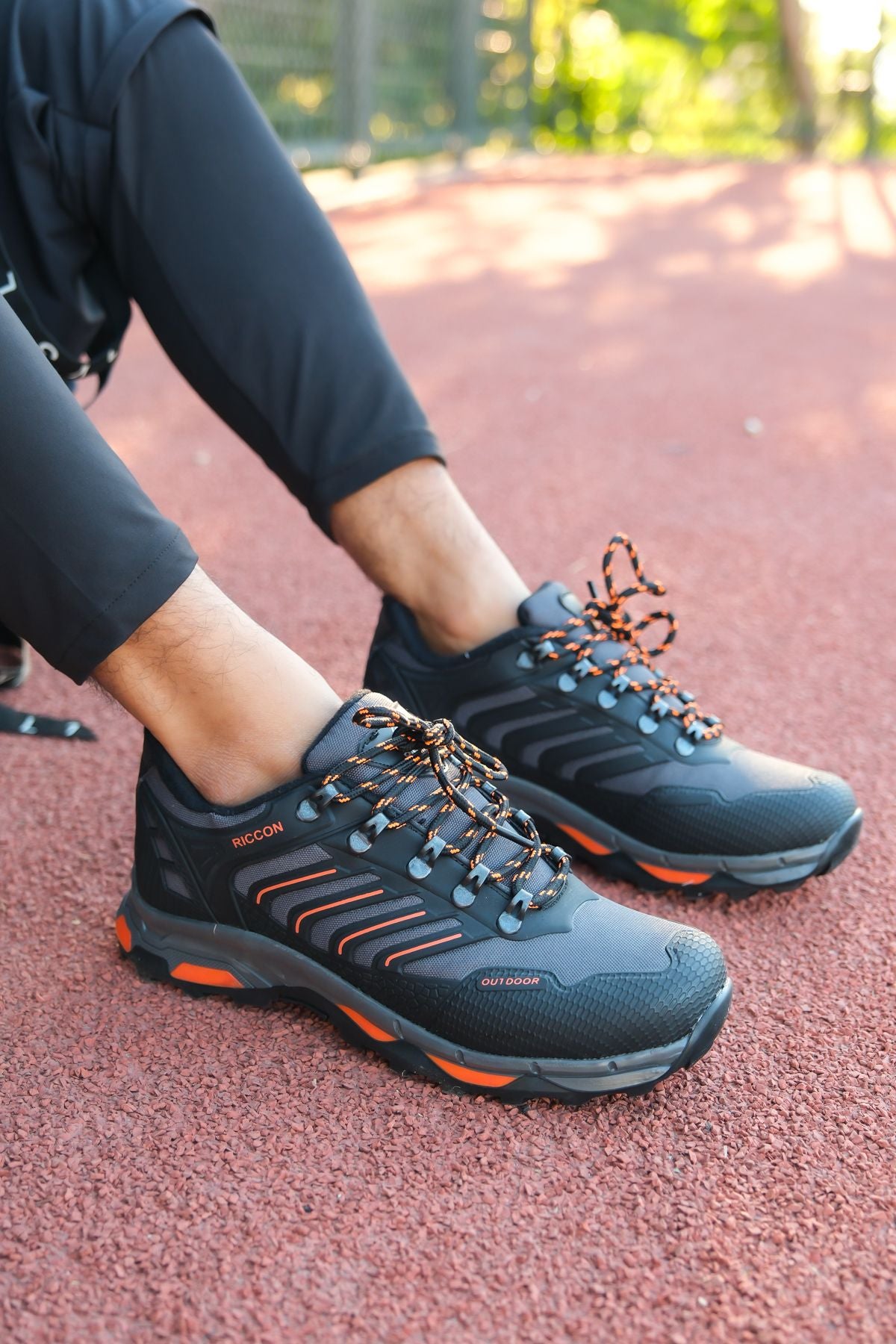 Smoked Orange Unisex 3D Rubber trekking shoes 00128060