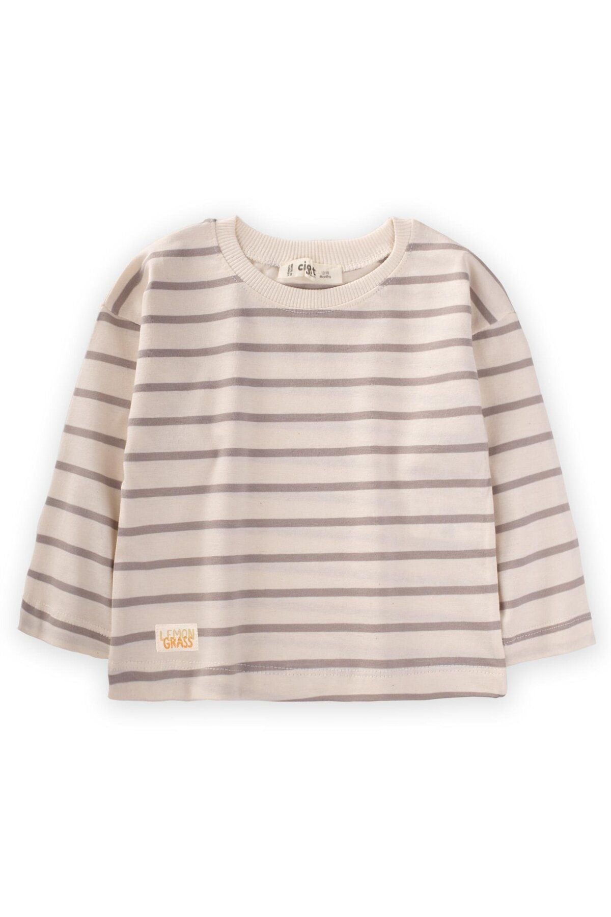 Striped seasonal t-shrink