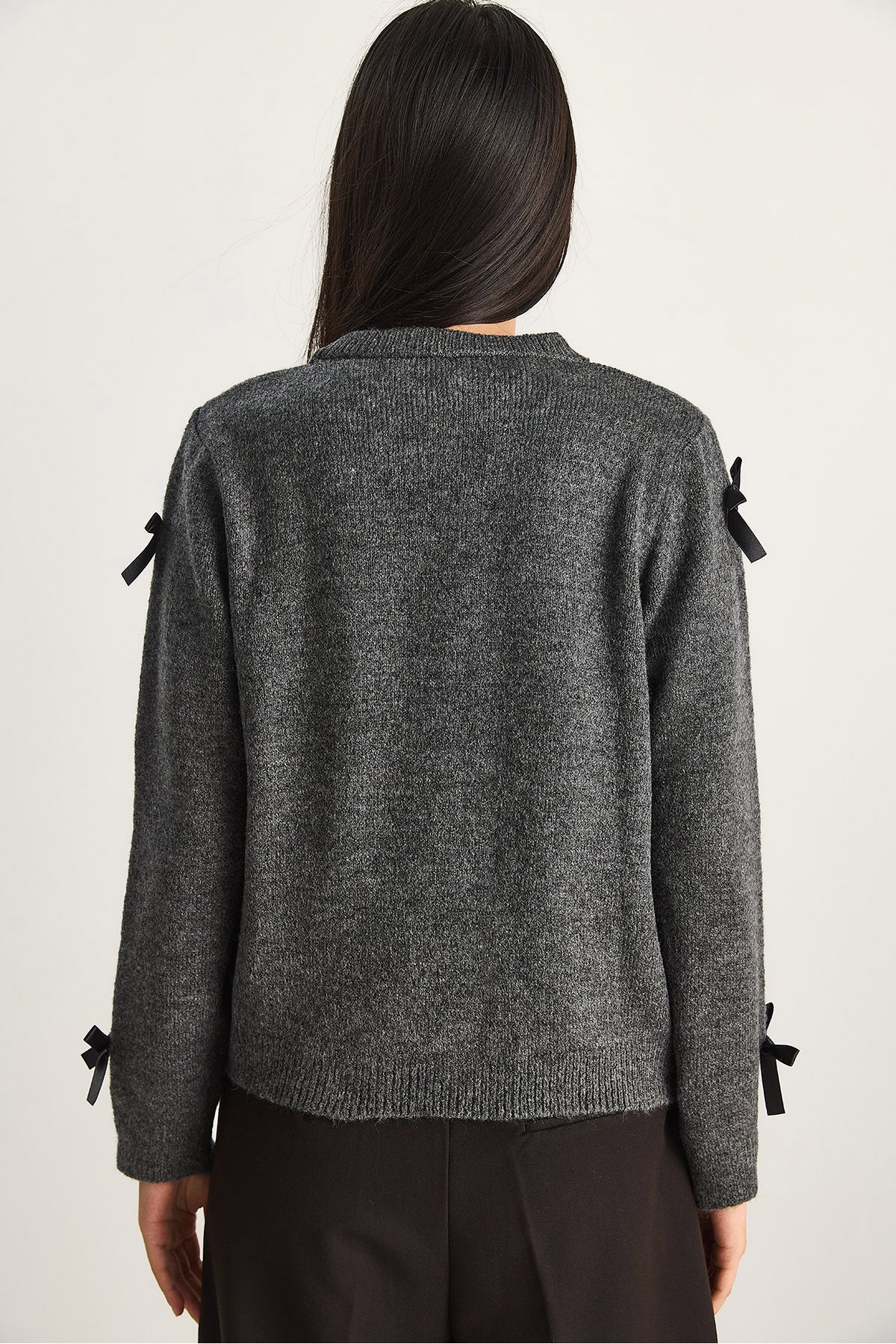 Women's Bow Regular Knitwear Sweater 20246871