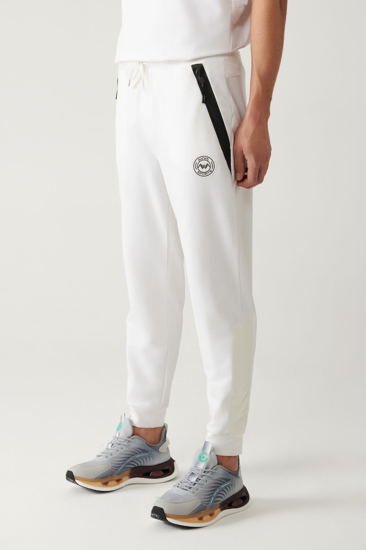 Men's White Jarse Fabric 2 IP Service Six A41y3416