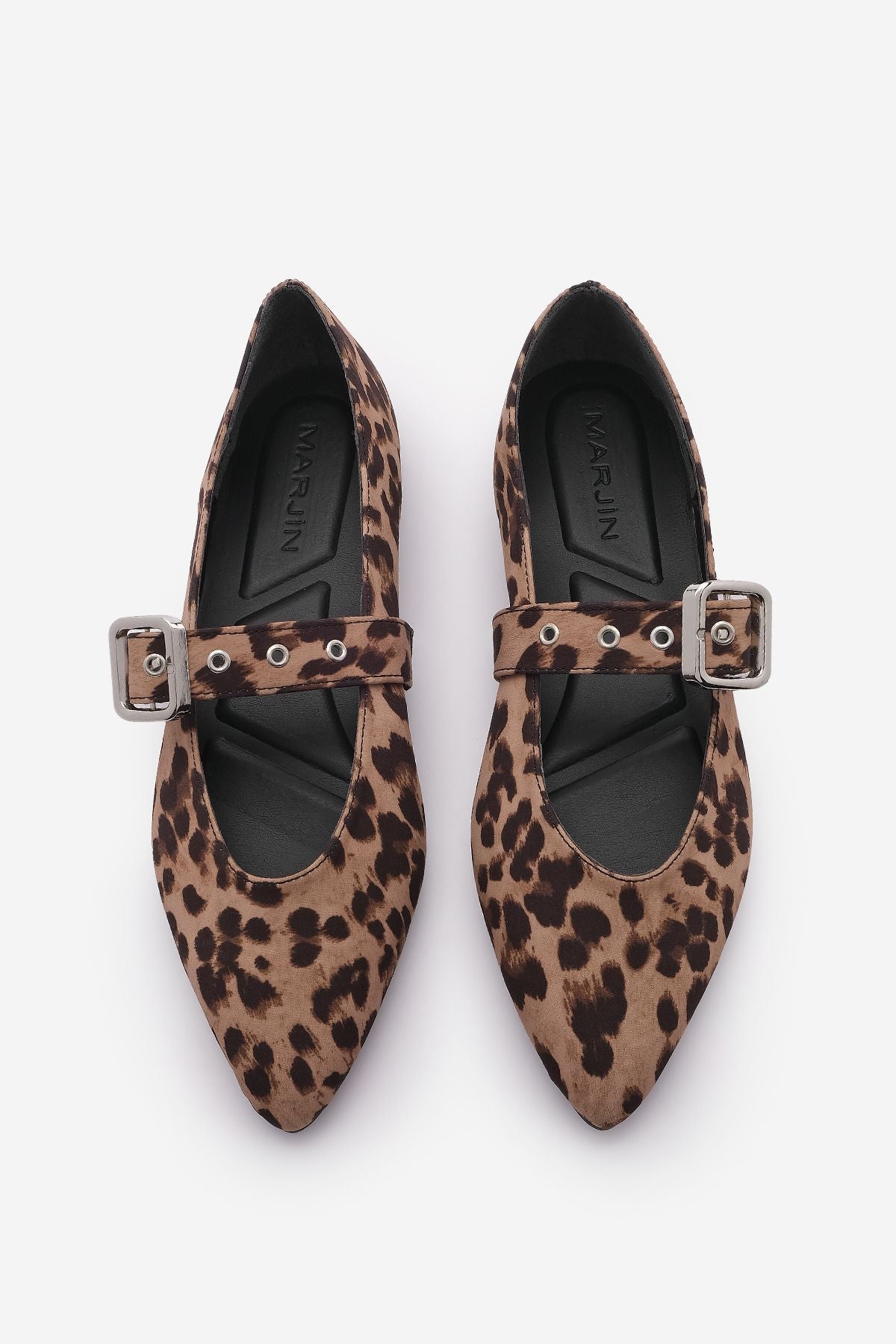 WOMEN'S POINT NOSE BUKALLI Flat Shoes Taypila Leopard