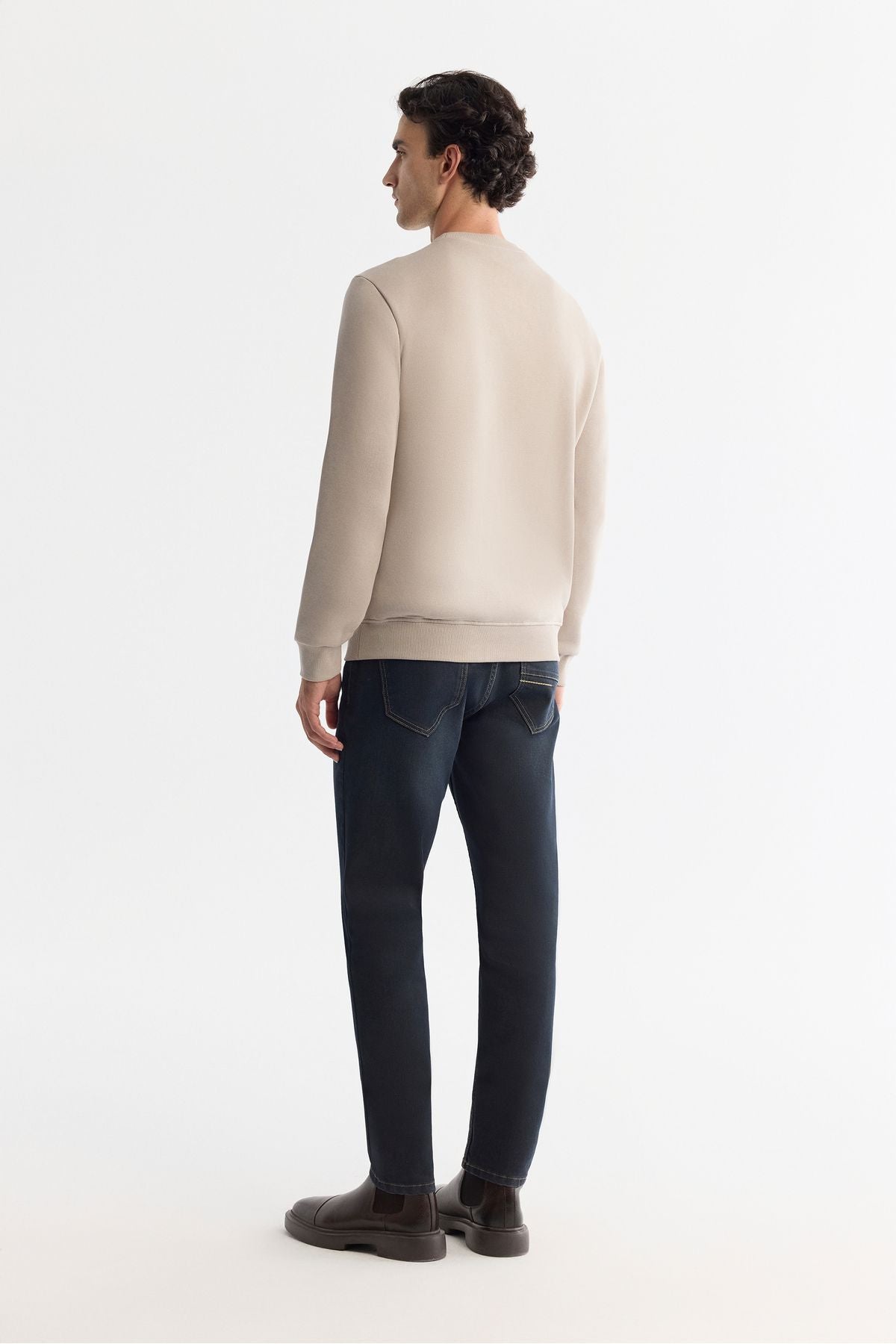 Men's Stone Cycling Collar Sweatshirt B001033