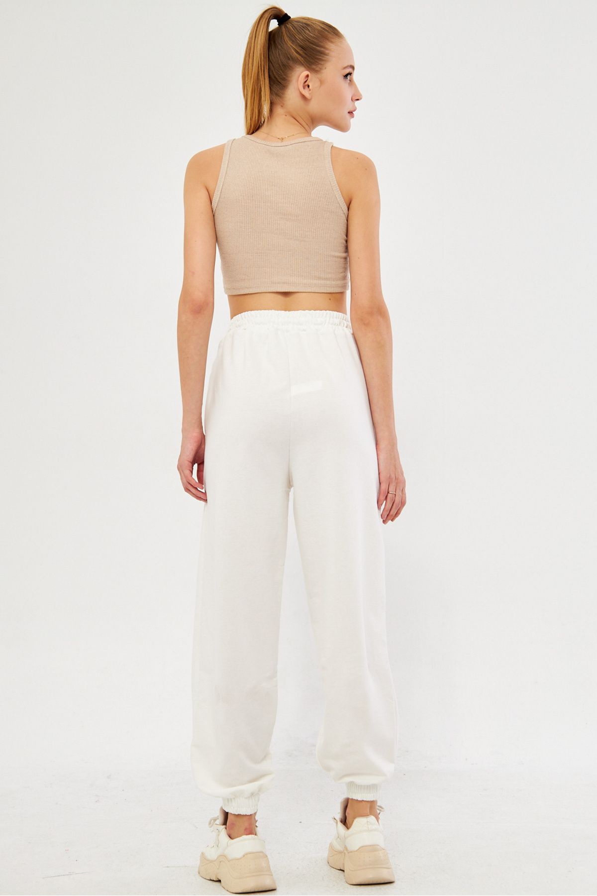 WOMEN'S WHITE WALL AND PACHING POCKET POCKS SIX SIX ARM-22Y024062