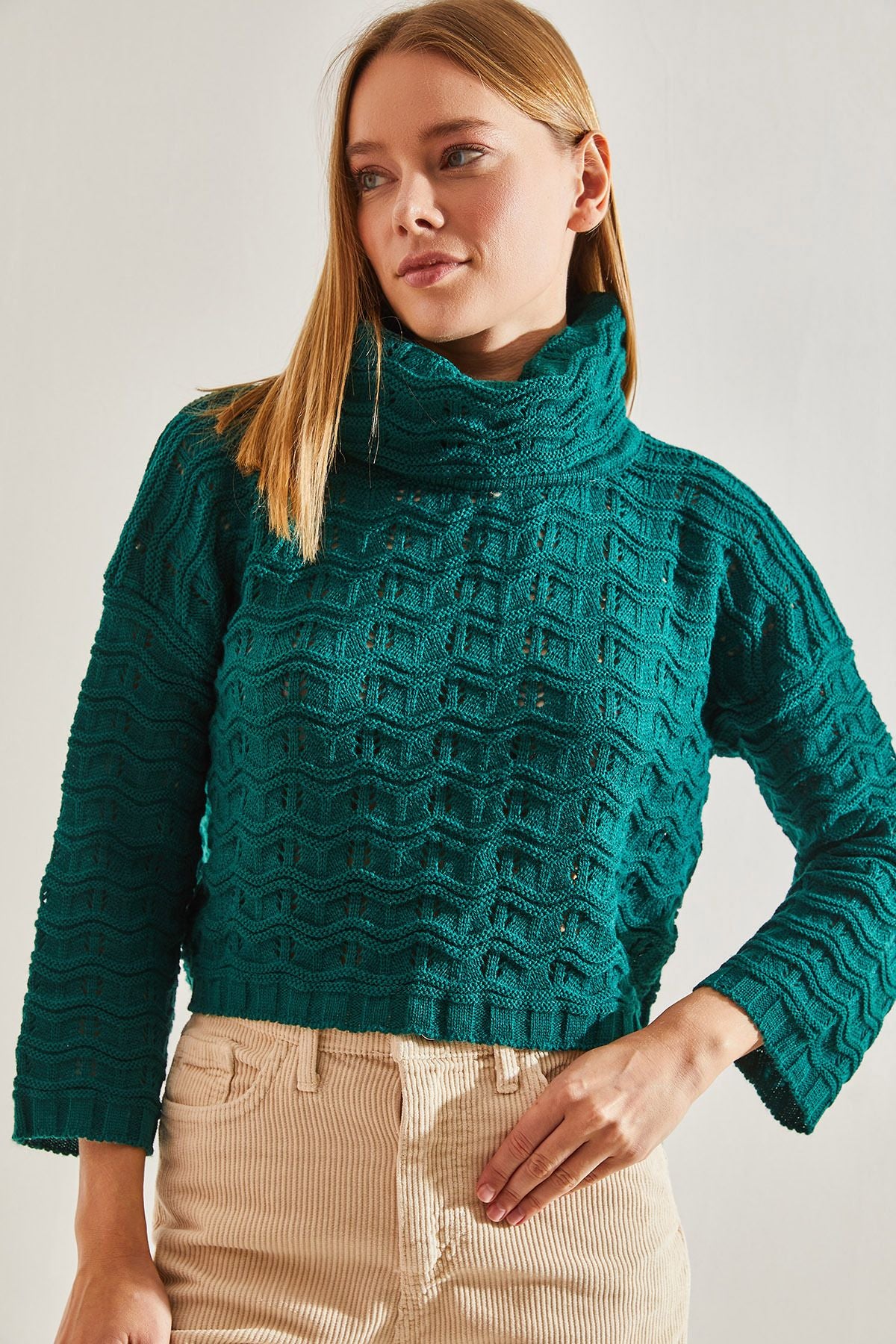 FISHER FISHER BOARD PATTERN KNITTY Sweater