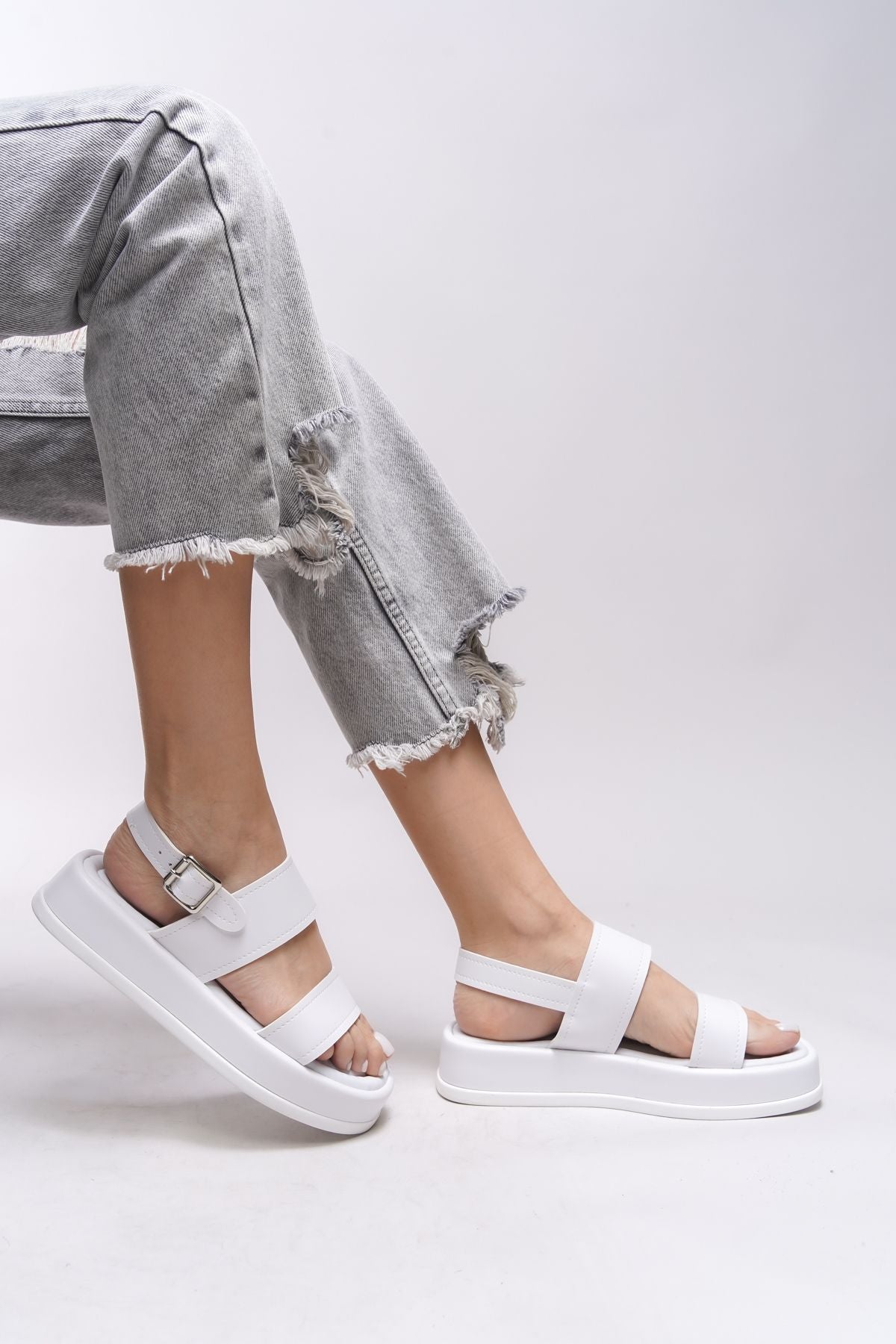 Nanletha Woman Sandals 0012794 White Skin