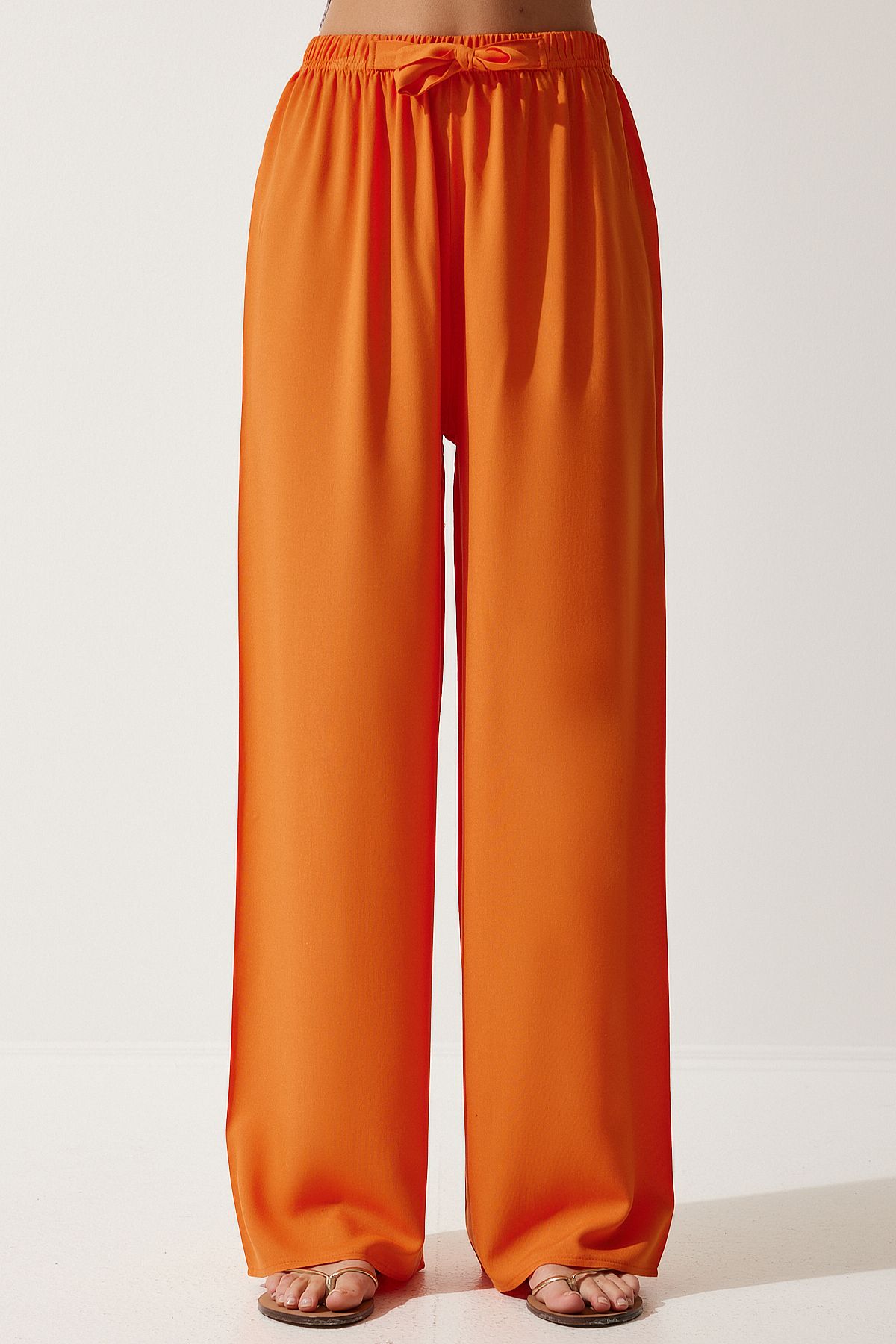 Female Oranj Summer Viscose Palazzo Pants EN00610