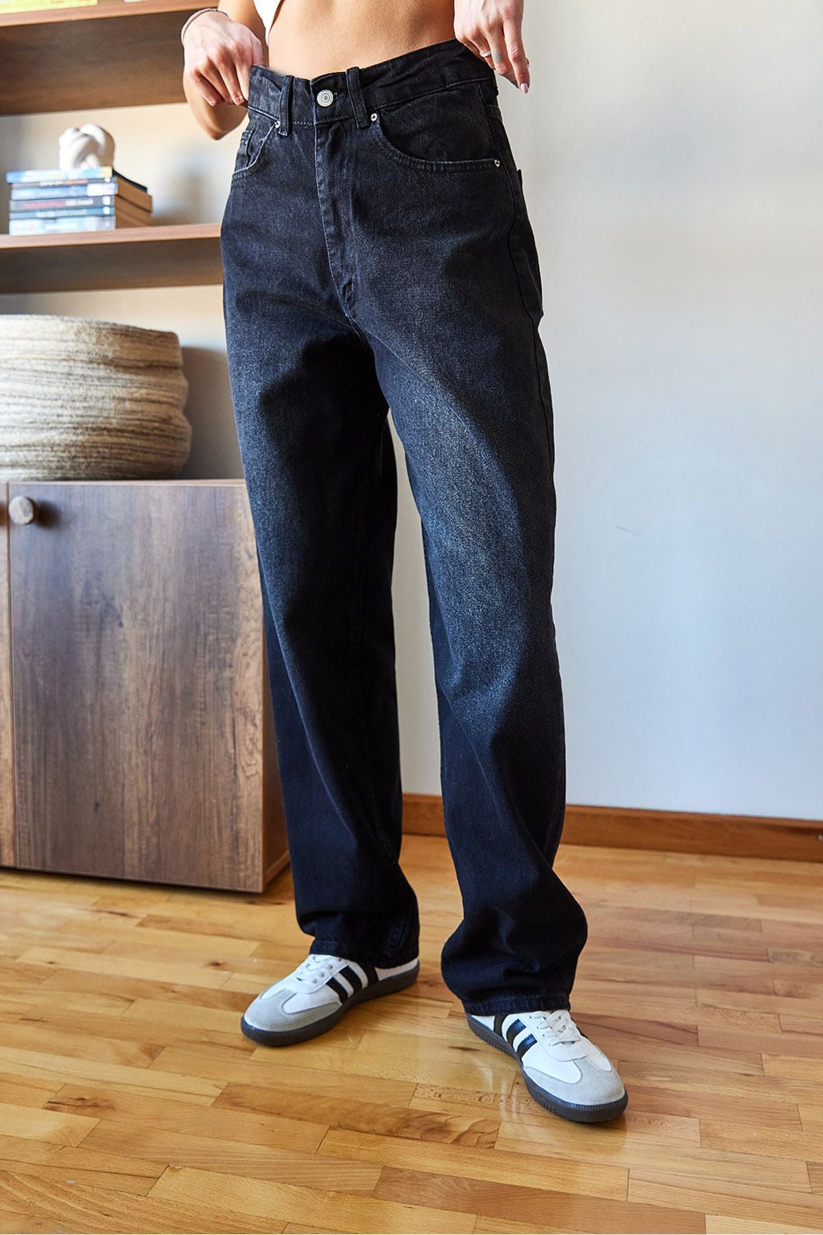 WOMEN'S WASHING DENİM Pants 487 60351098