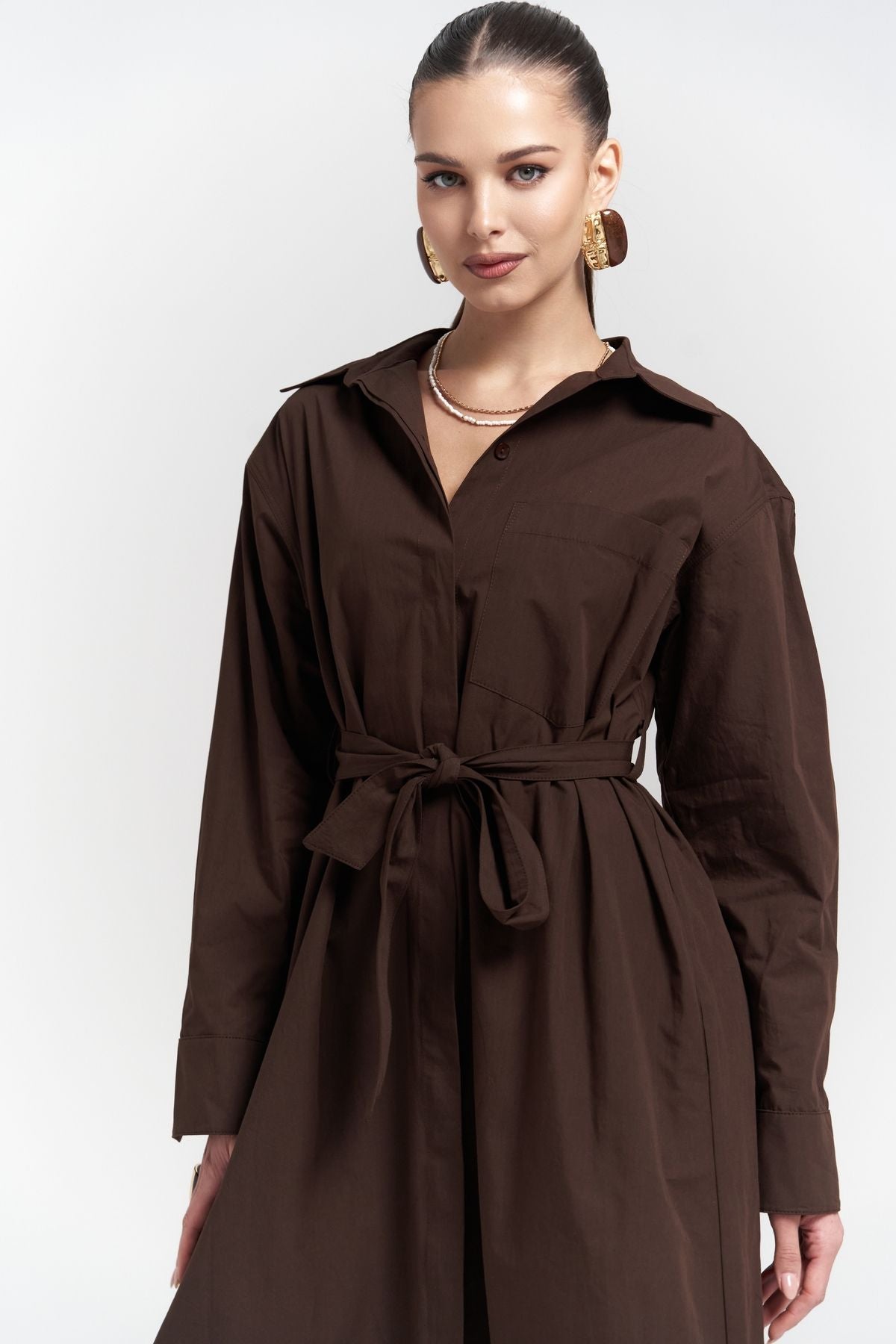 BELSAY TREATCOOT COFFEE DRESS
