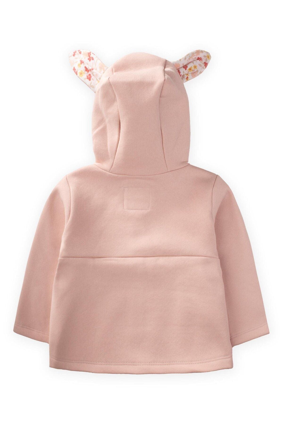 Rabbit Ears Girl Cardigan 1-5 Years Powder Pink