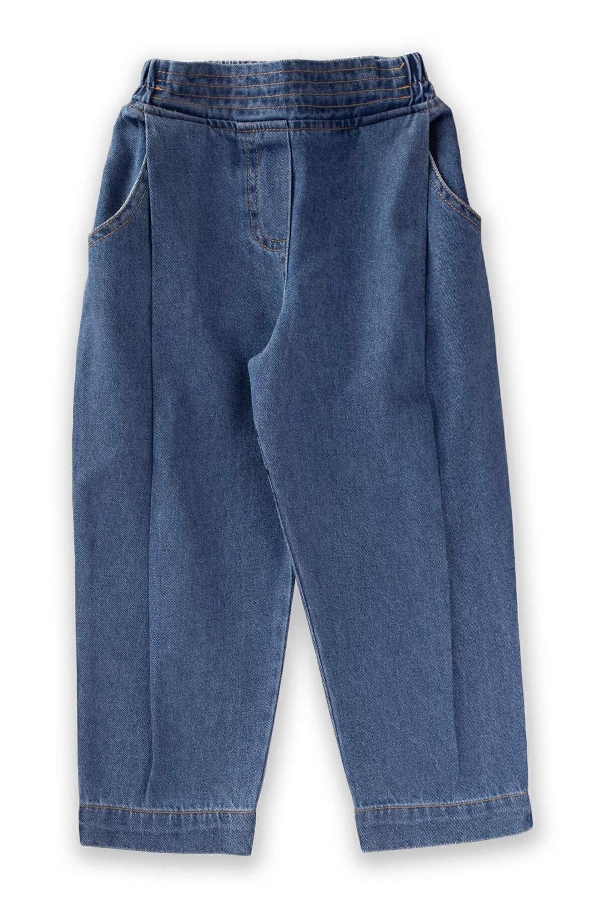 Mobile Pleated Pleated Jeans 2-7 Years Blue