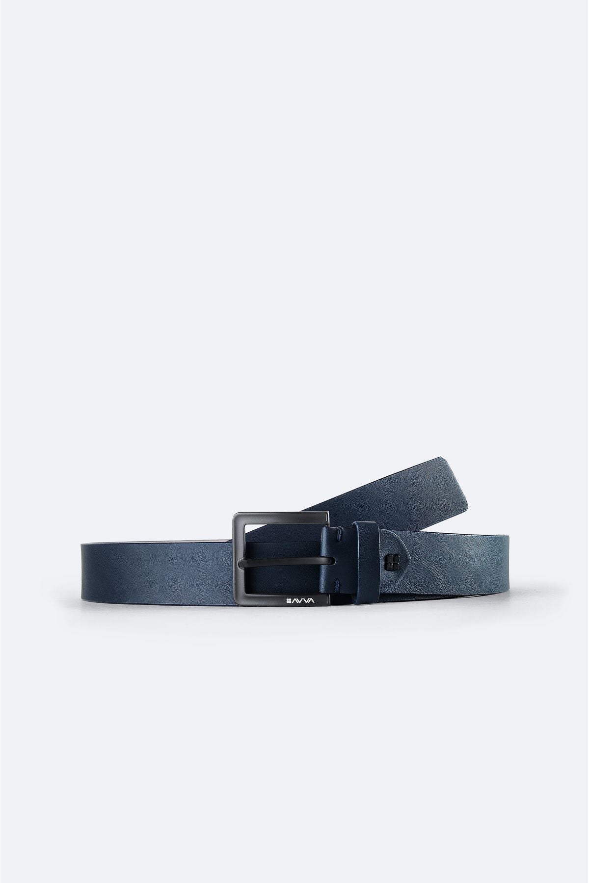 Men's navy blue flat belt A41y9301