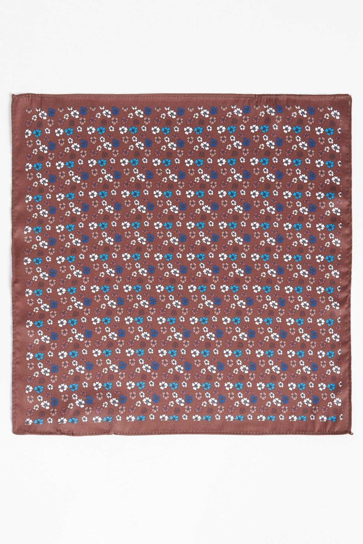 Men's brown patterned handkerchief