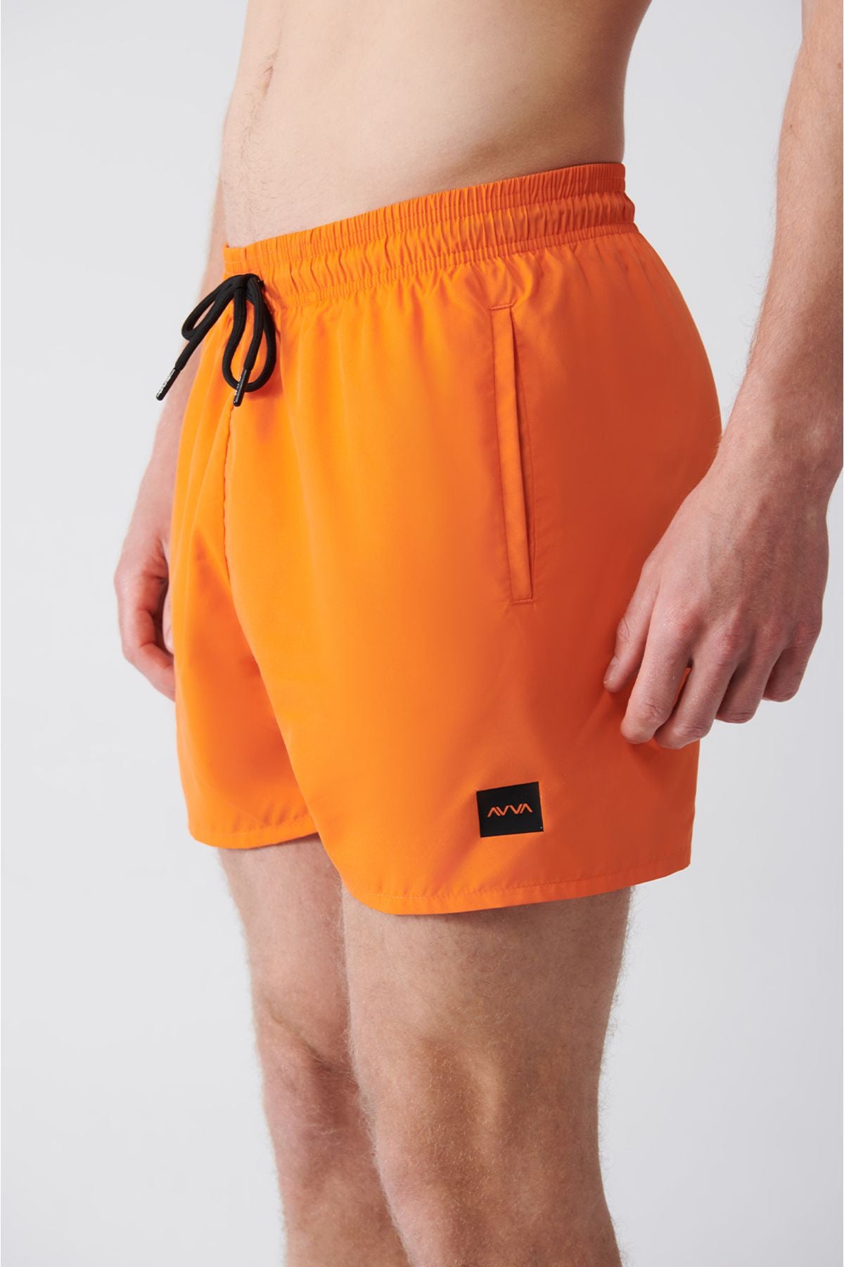Men's Orange Fast Drying Standard Size Mayo Sea Short E003801