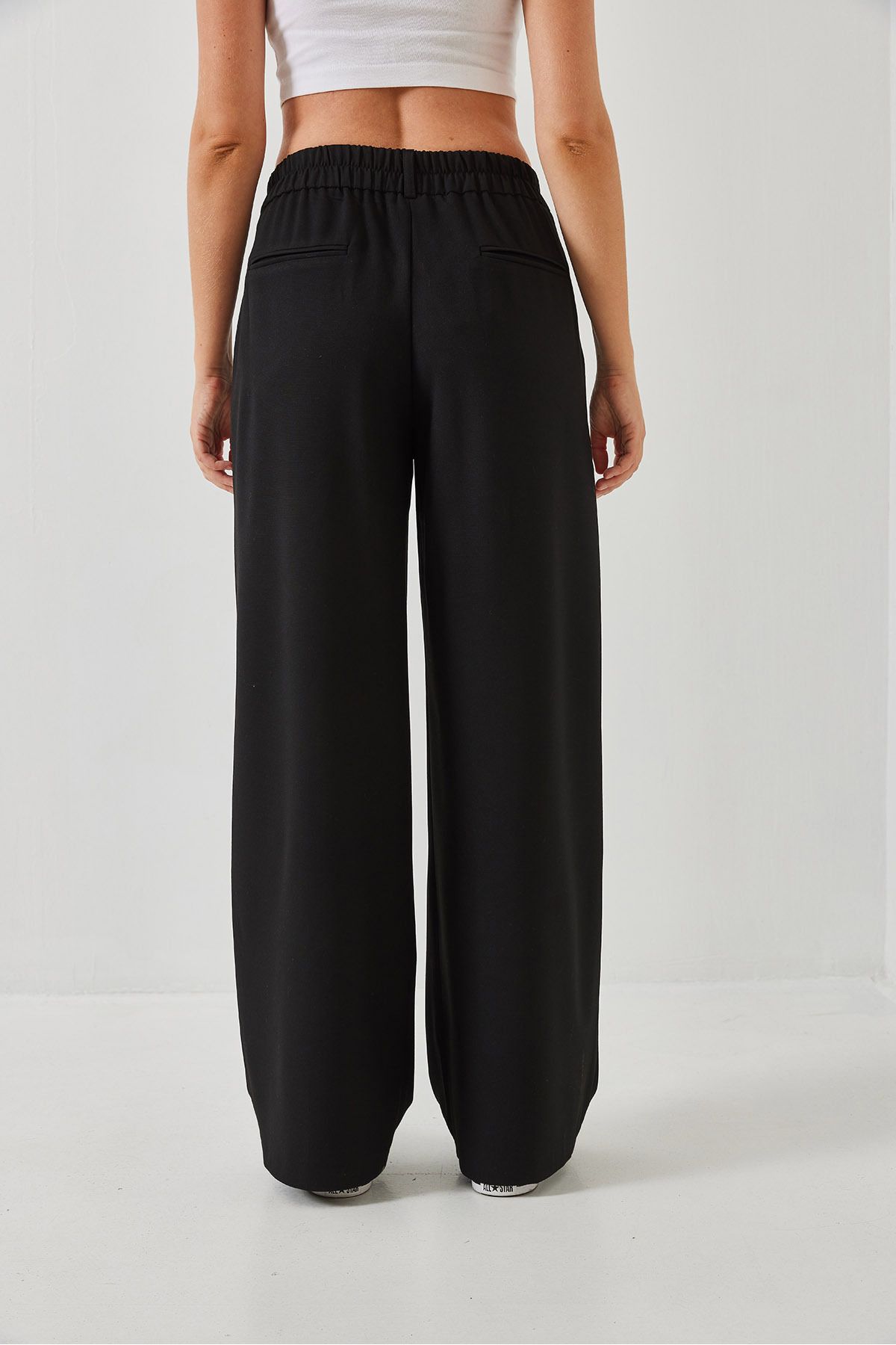 Women's waist tire abundant trousers 3314 60261045