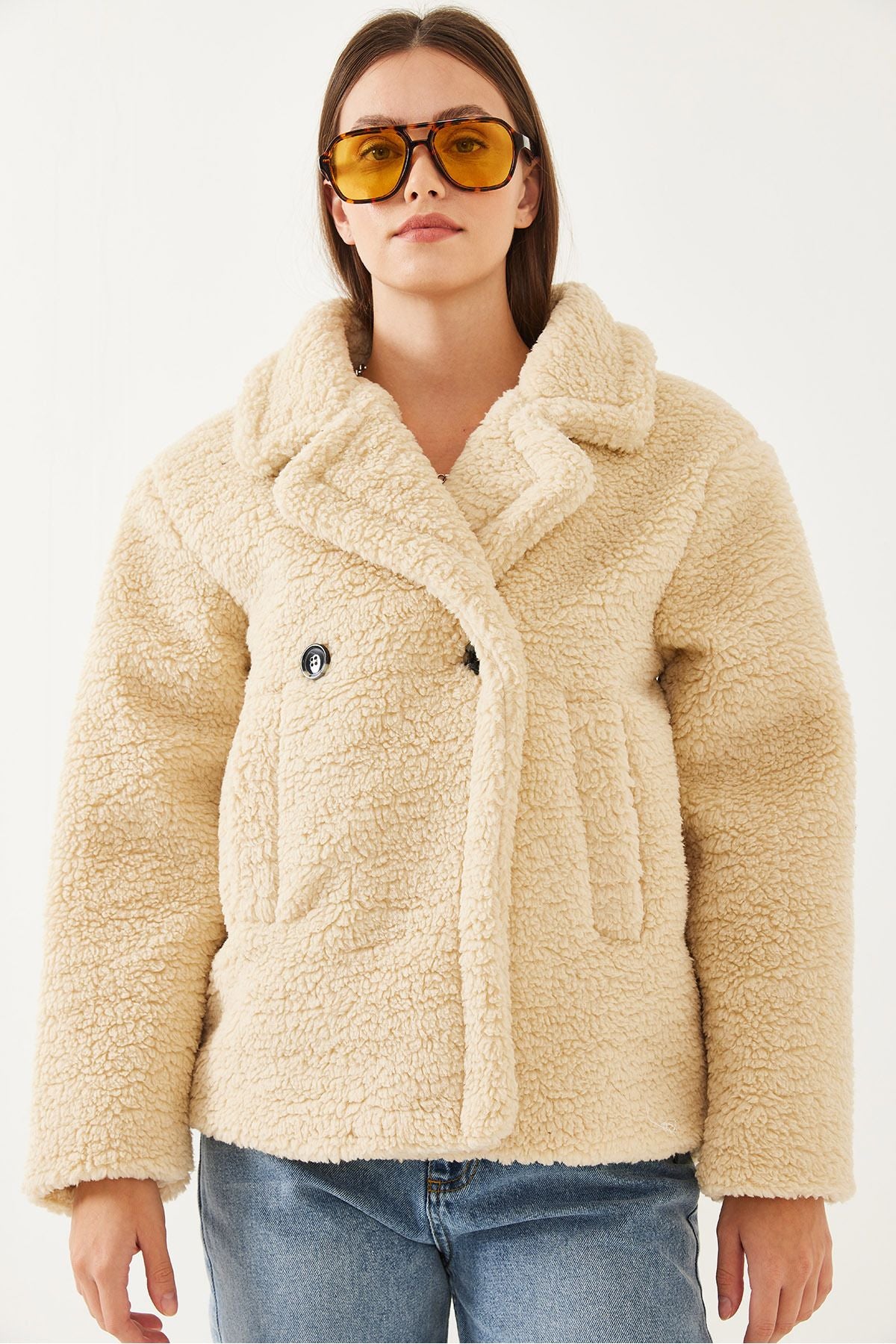 Female Lined Plush Coat 2433 60351028