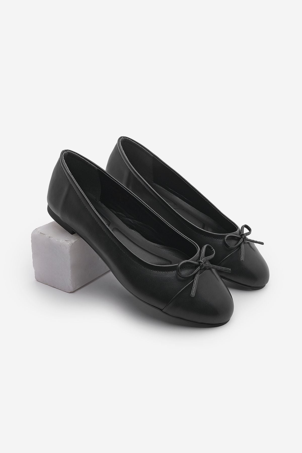 Women's Bow Detail Daily Babet Barlin Black