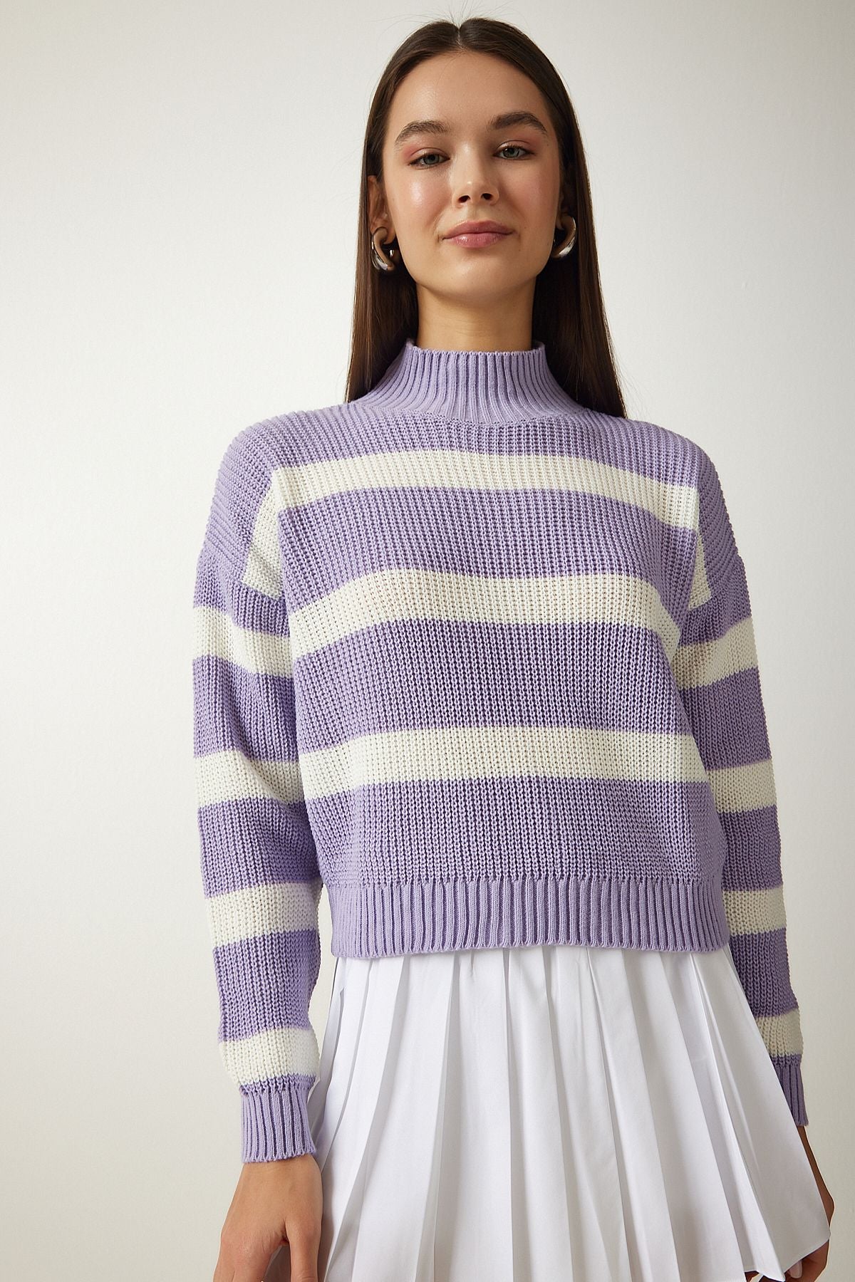 WOMEN'S LILLA RED BOARD TRIKO Sweater Za00073