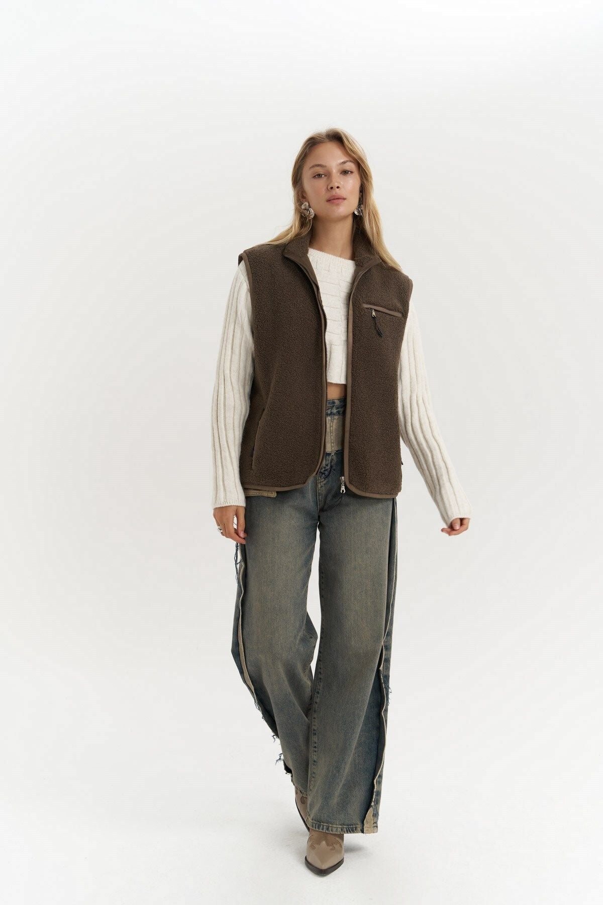 Alberg coffee shabby Teddy Vest