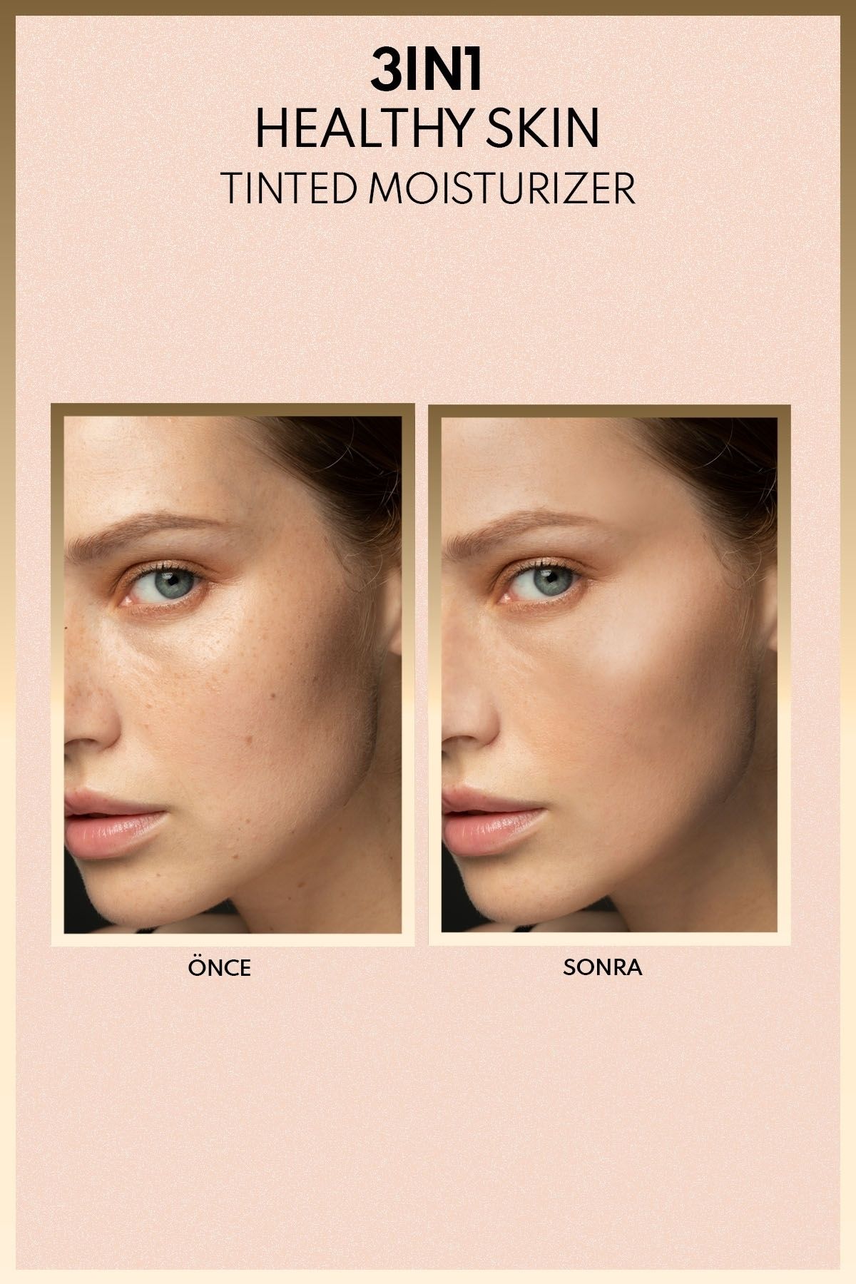 3 in 1 Healthy Skin Tinted Moisturizer SPF 50 Color Tone Equalizer Lighting Cream