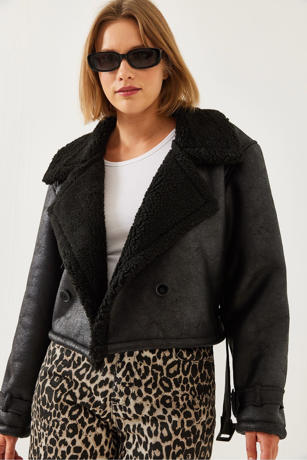 Female Aller Detail Crop Laminated Mont 2612 60351246