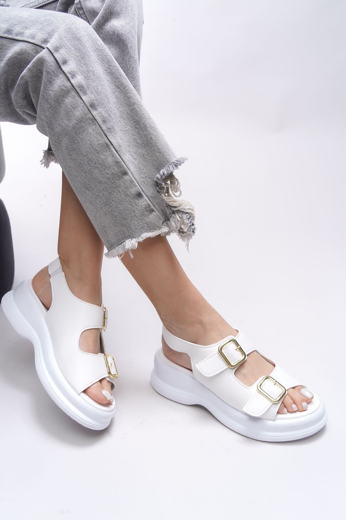 Liphralo Woman Sandals 00121015 White
