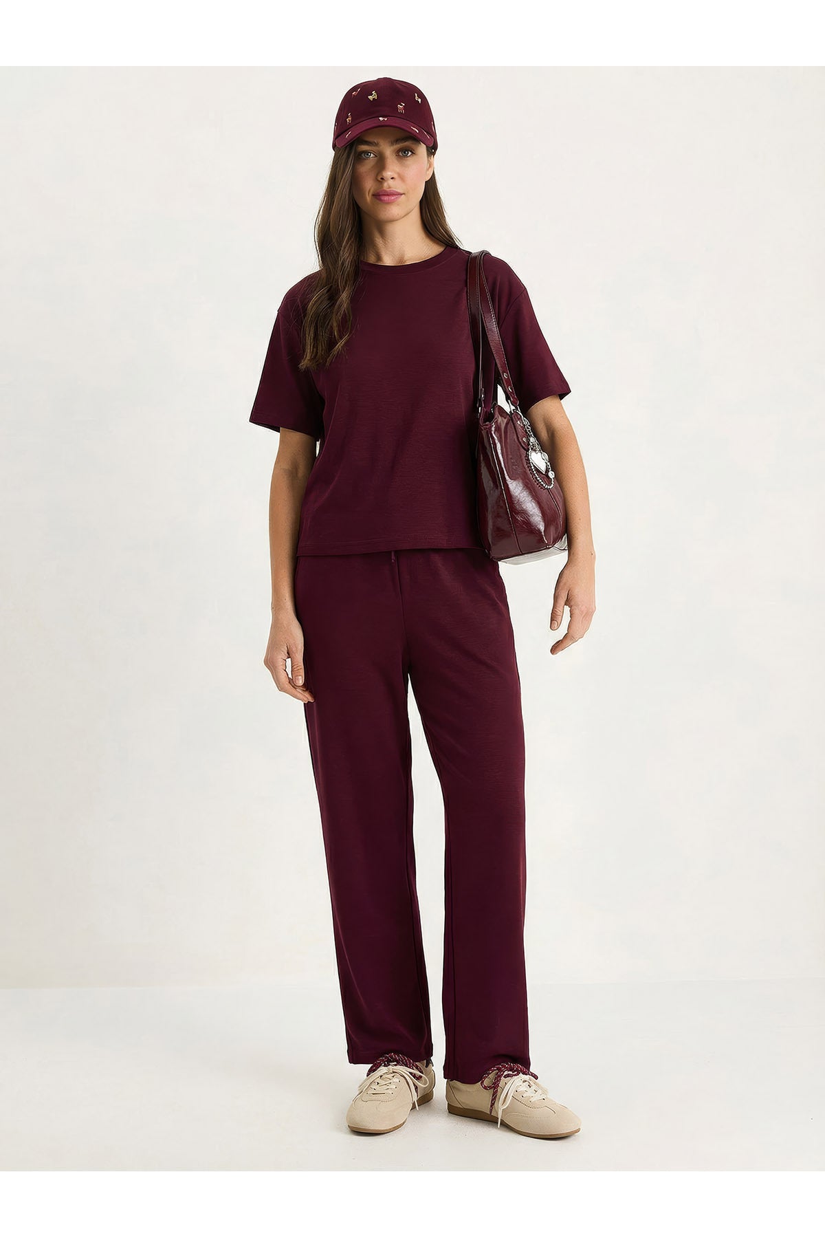 Women's Comfortable Flexible Modal Bottom-Top Set 6126 60283949