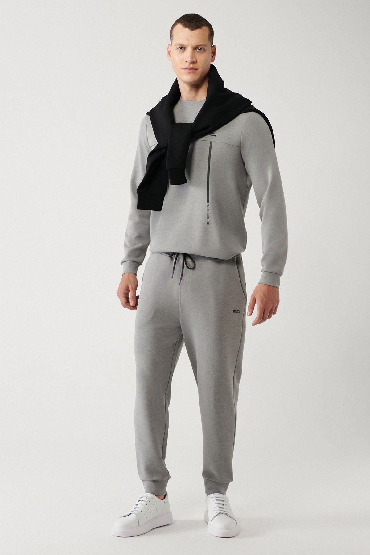 Men's Gray Soft Touch Waist Laccik